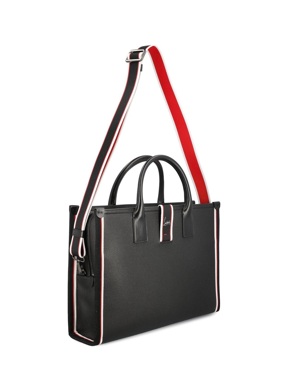 Shop Christian Louboutin Nastroloubi F.a.v. Tote Bag In Black/multi/black