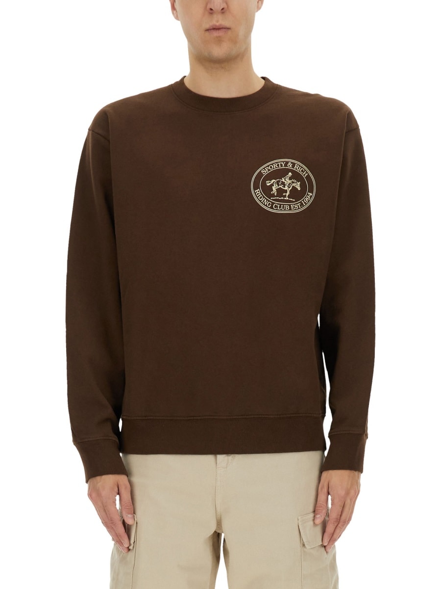 Sporty &amp; Rich Riding Club Sweatshirt