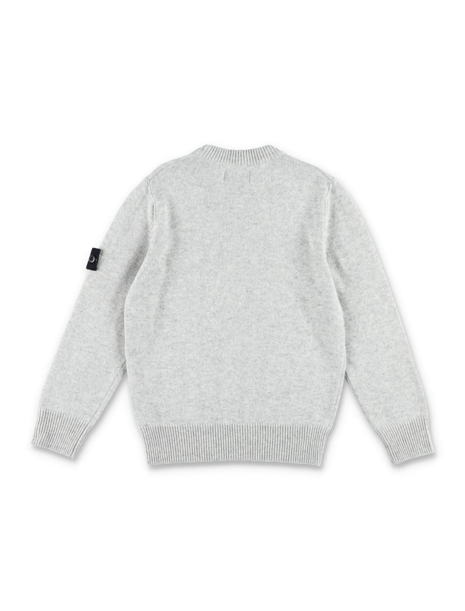 Shop Stone Island Knit Basic In Grey