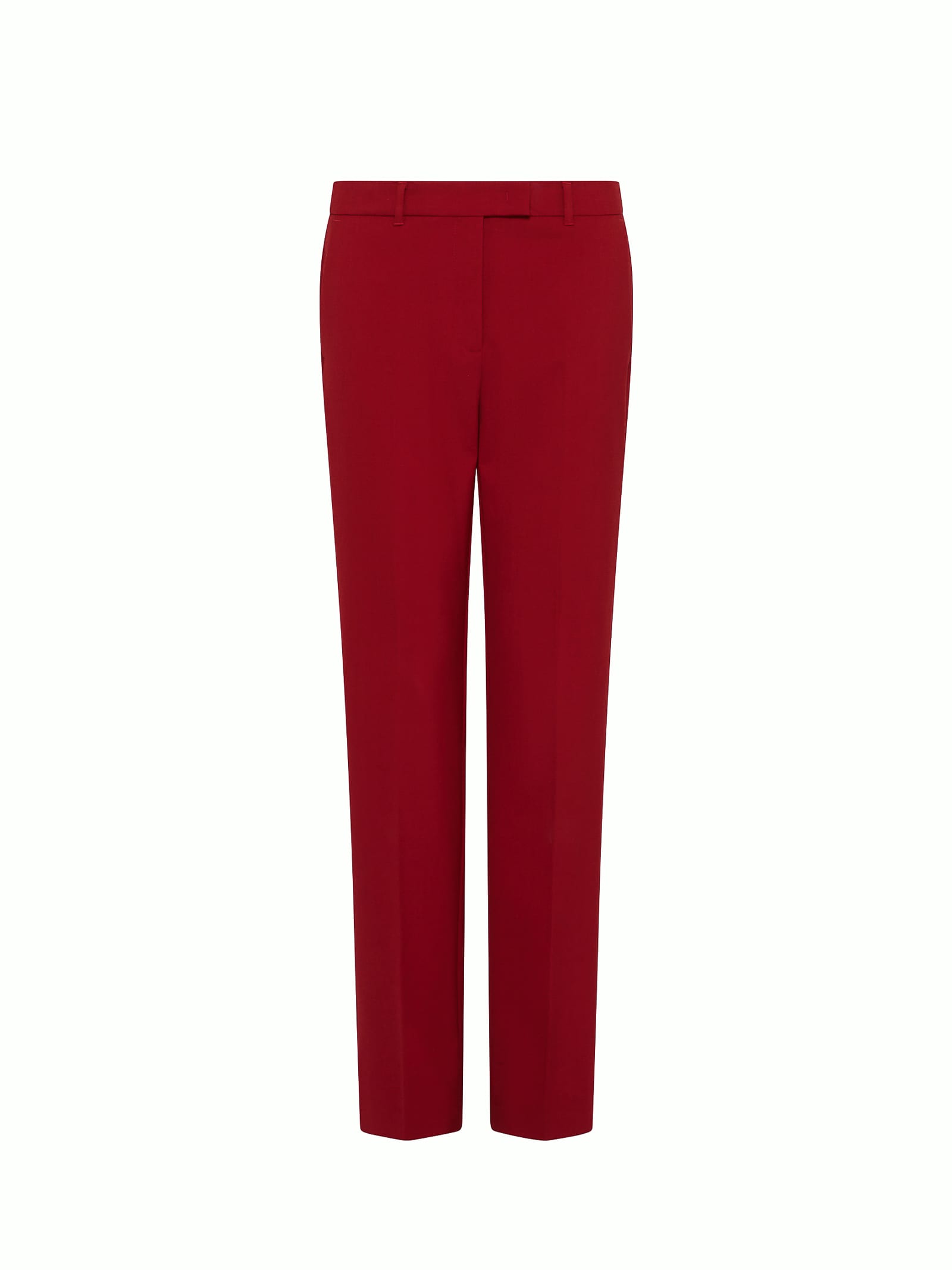 High-waisted Trousers Women Red