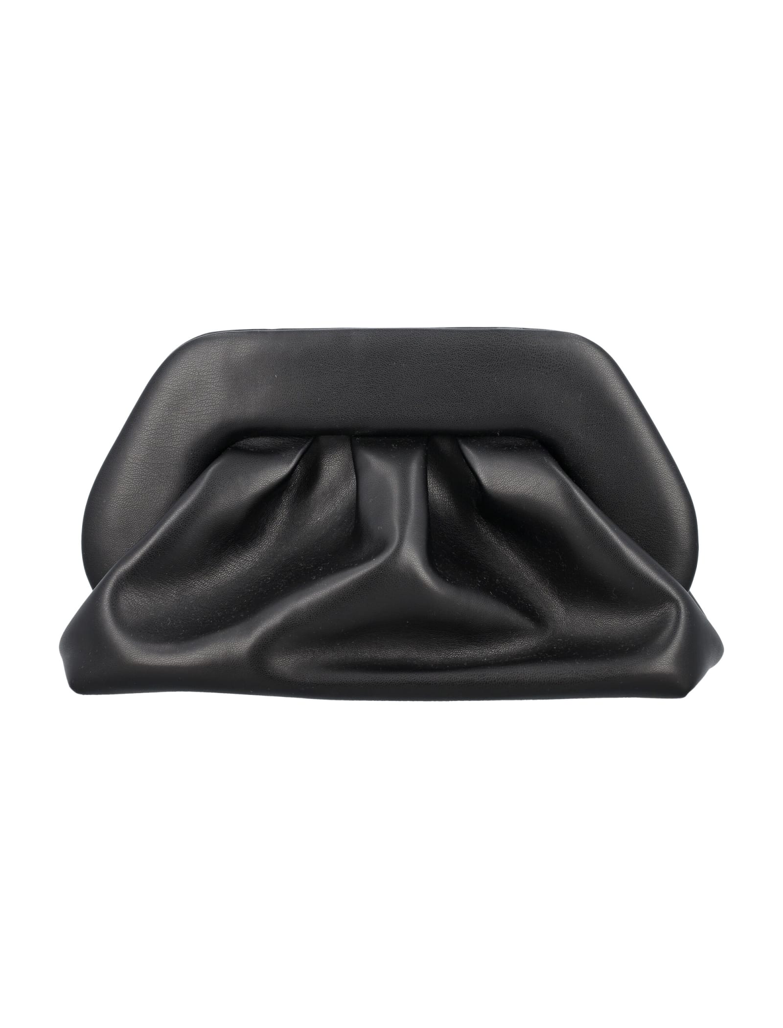 Shop Themoirè Tia Clutch In Black