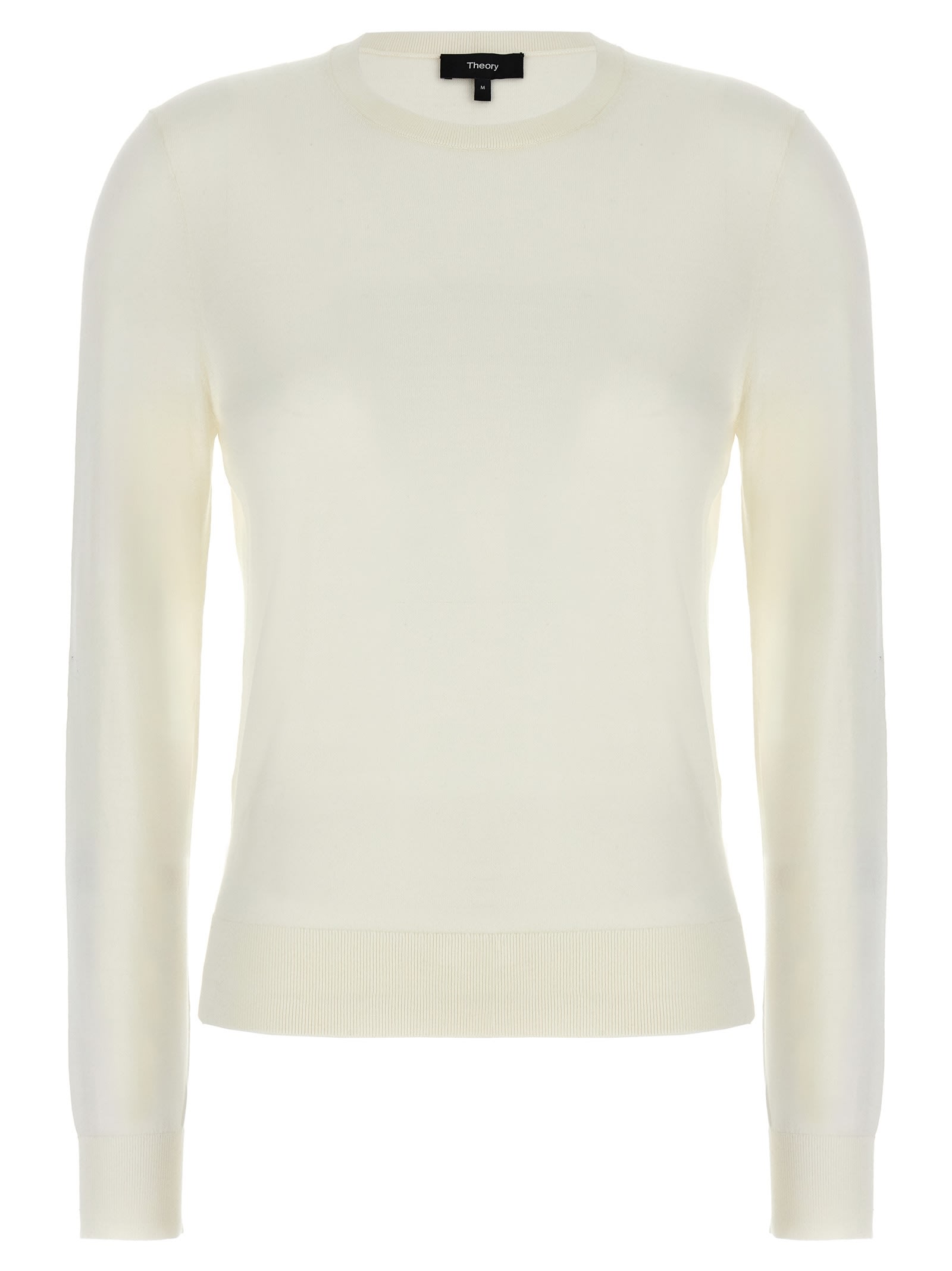 Theory Wool Sweater In White