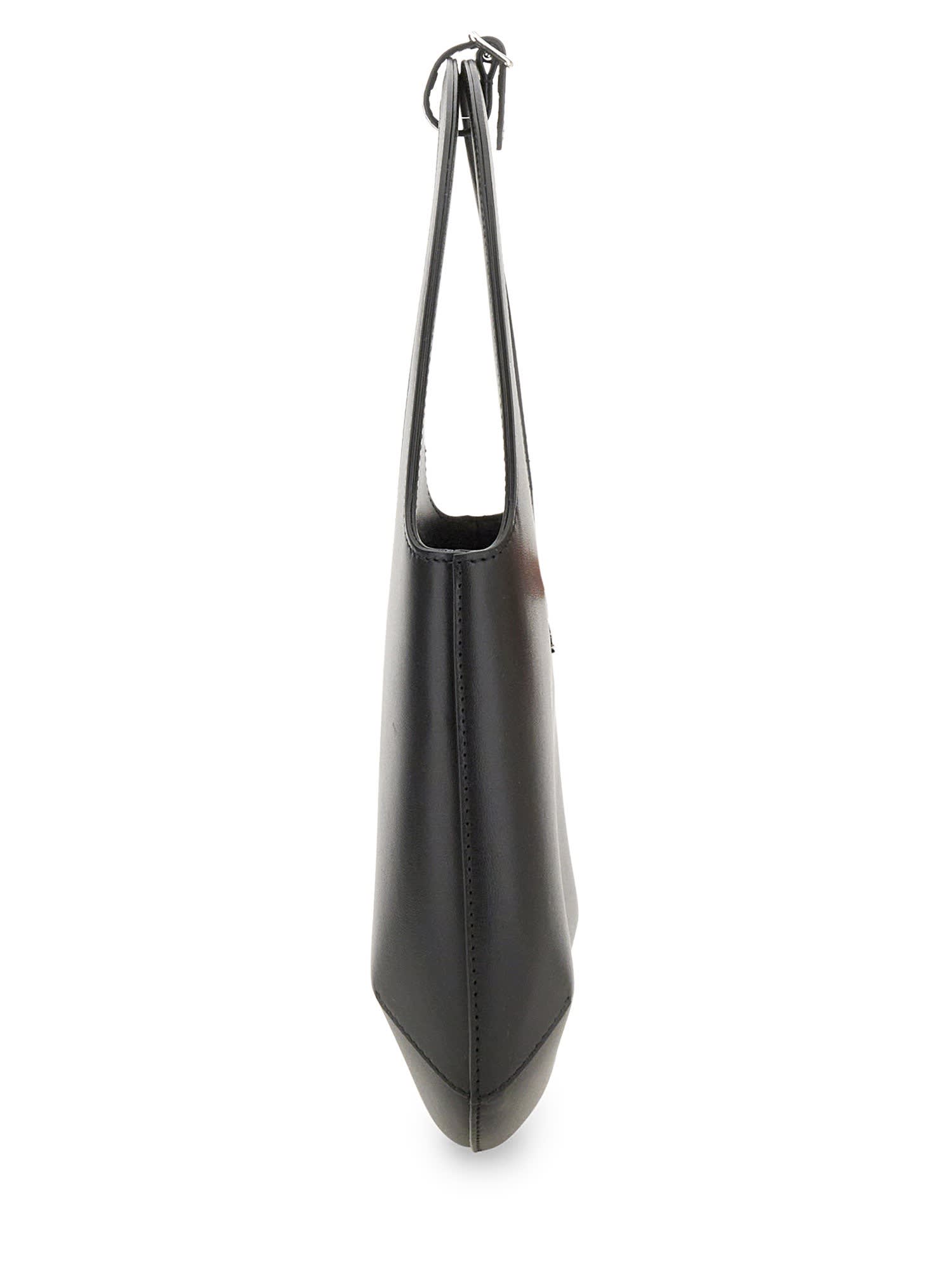 Shop Courrèges Bag Holy In Black