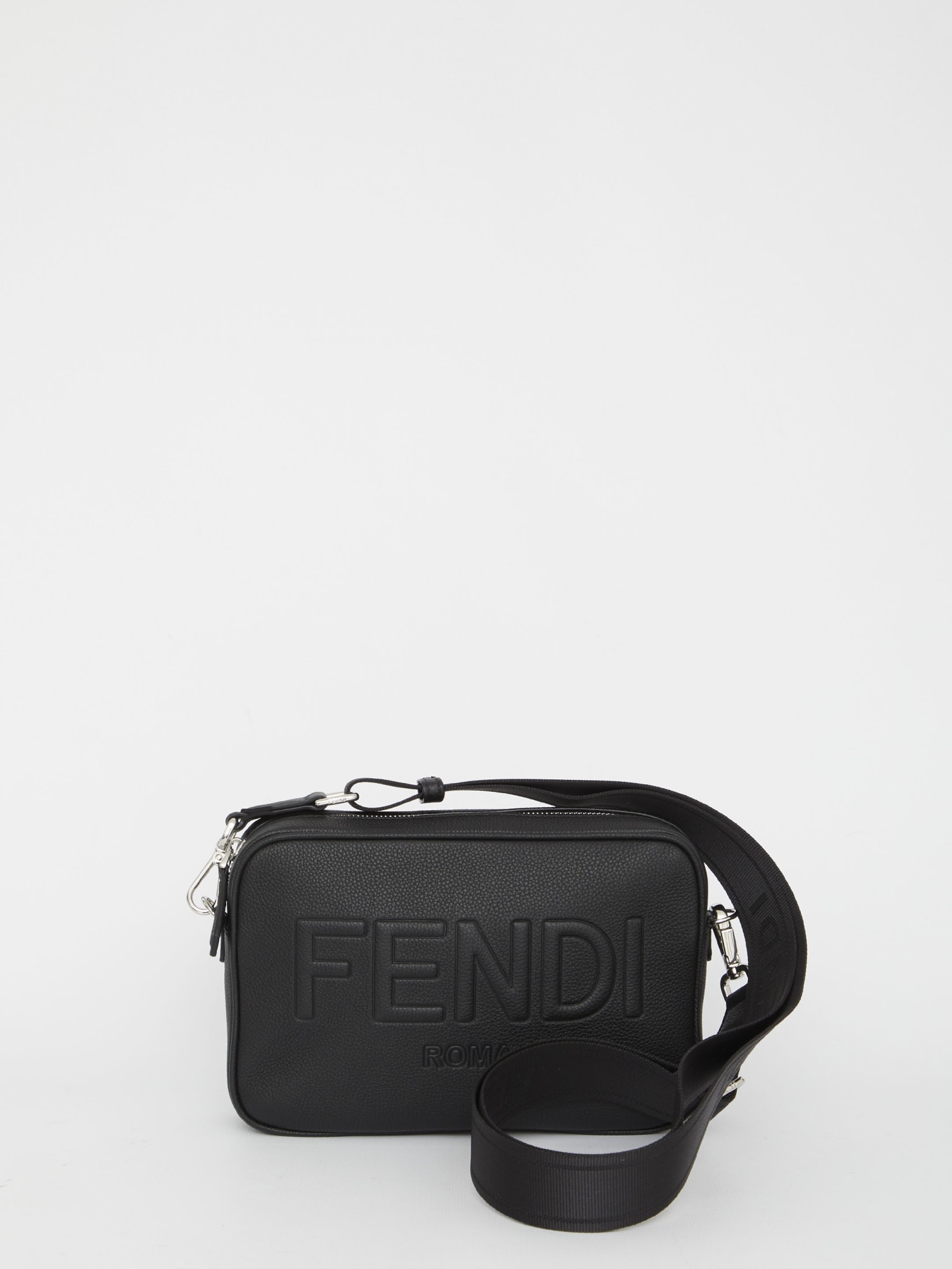 Shop Fendi Camera Case Bag In Nero