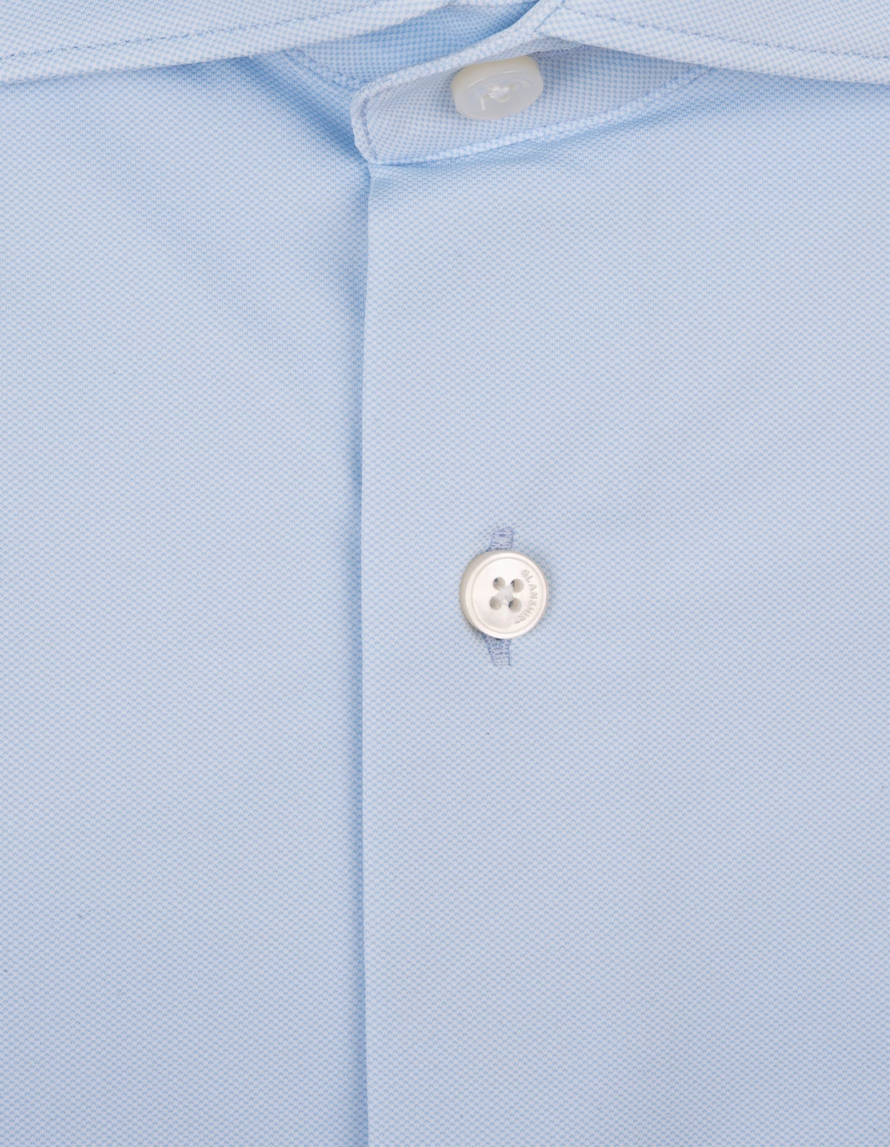 Shop Glanshirt Slim Fit Shirt In Light Blue Technical Fabric