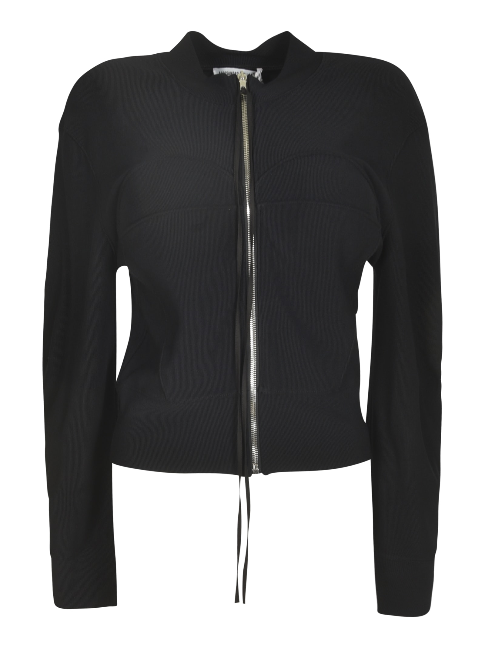 Shop Alessandro Vigilante Slim Fit Zipped Jacket In Black