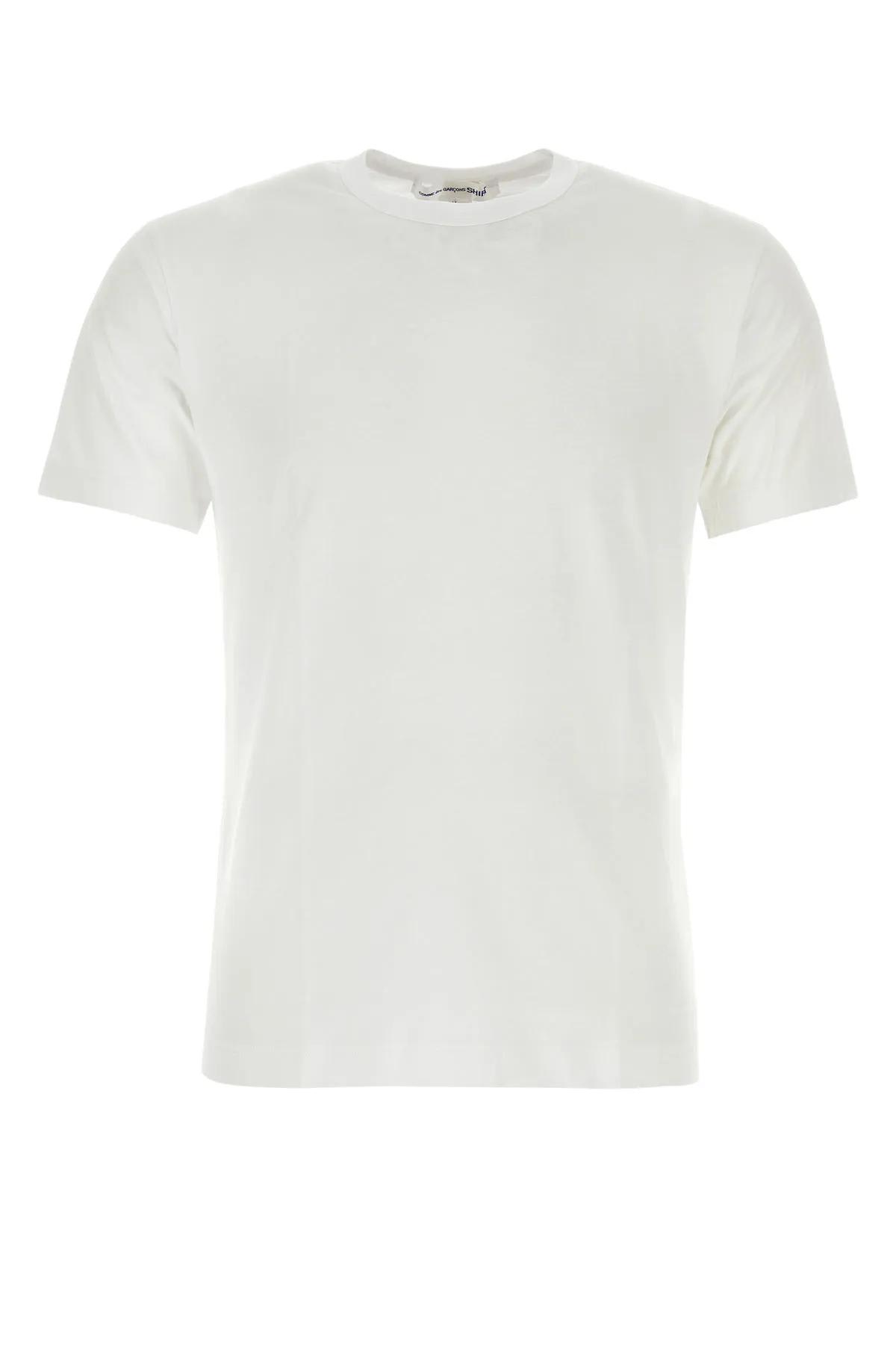 Comme des Garçons White Cotton T-shirt