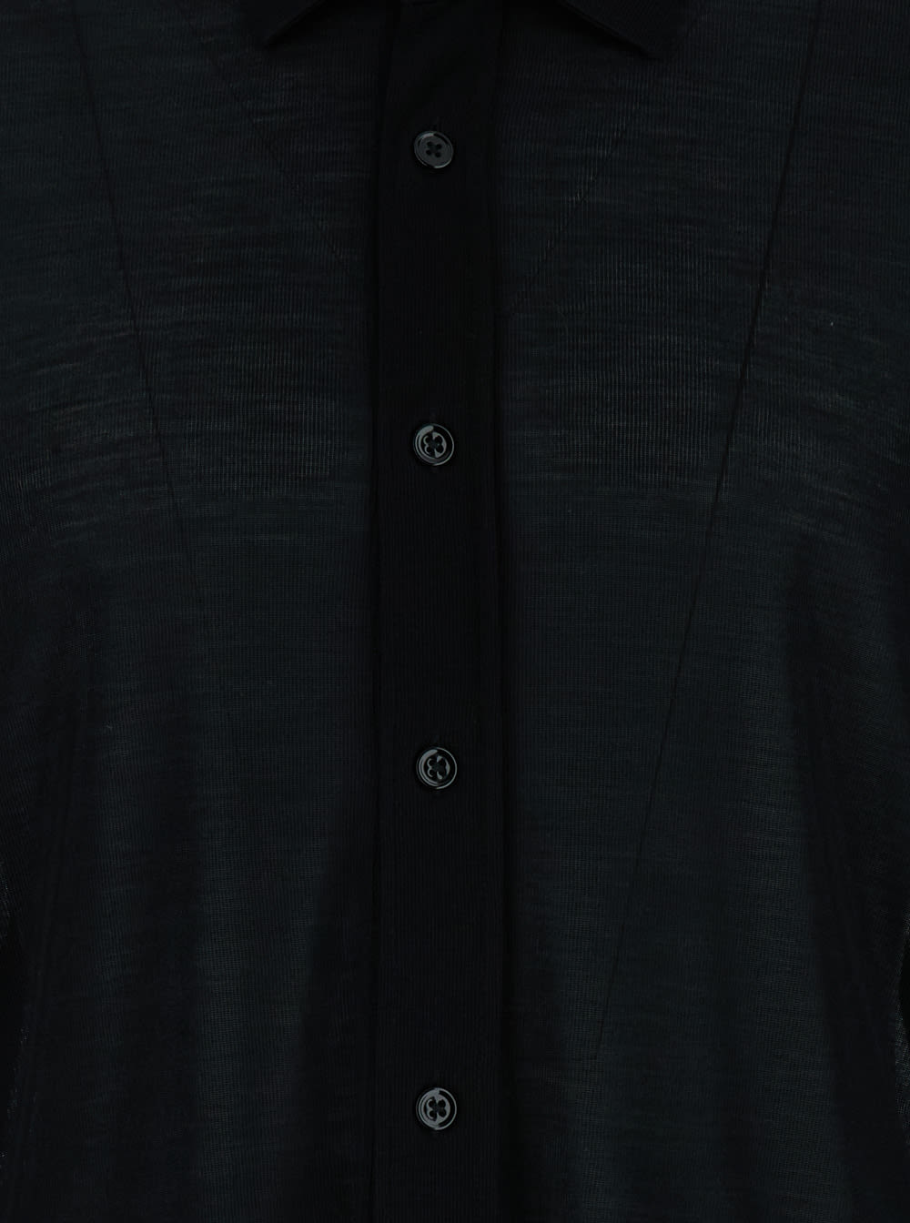 Shop Tom Ford Black Satin Shirt In Silk Man