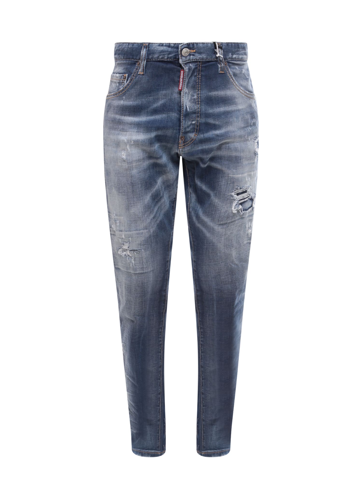 Shop Dsquared2 Cool Guy Jean Jeans Jeans In Navy Blue
