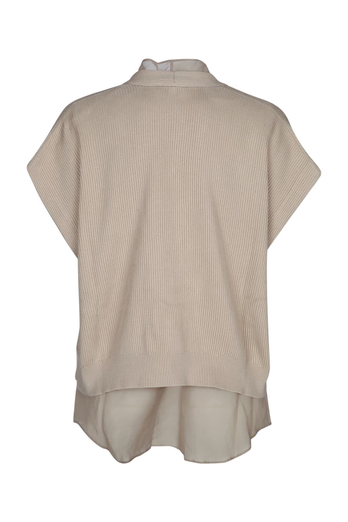 Brunello Cucinelli Layered Cardigan In C8050