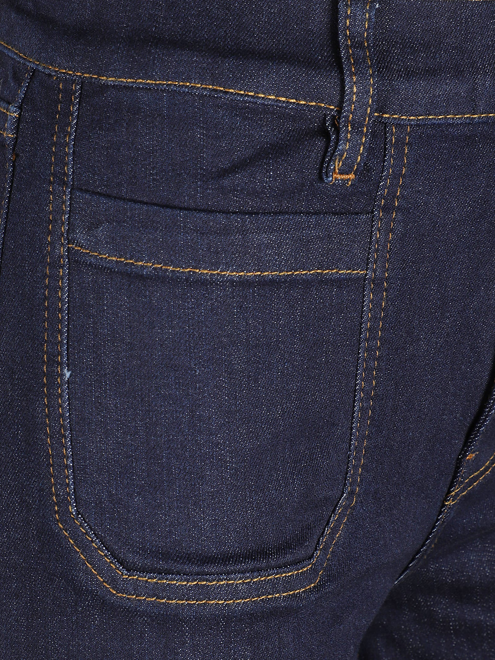 Frame Le Slim Palazzo Long Modernist Jeans In Blue