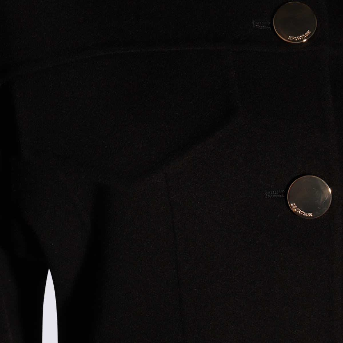 Sportmax Egeo Buttoned Wool Blazer In Black