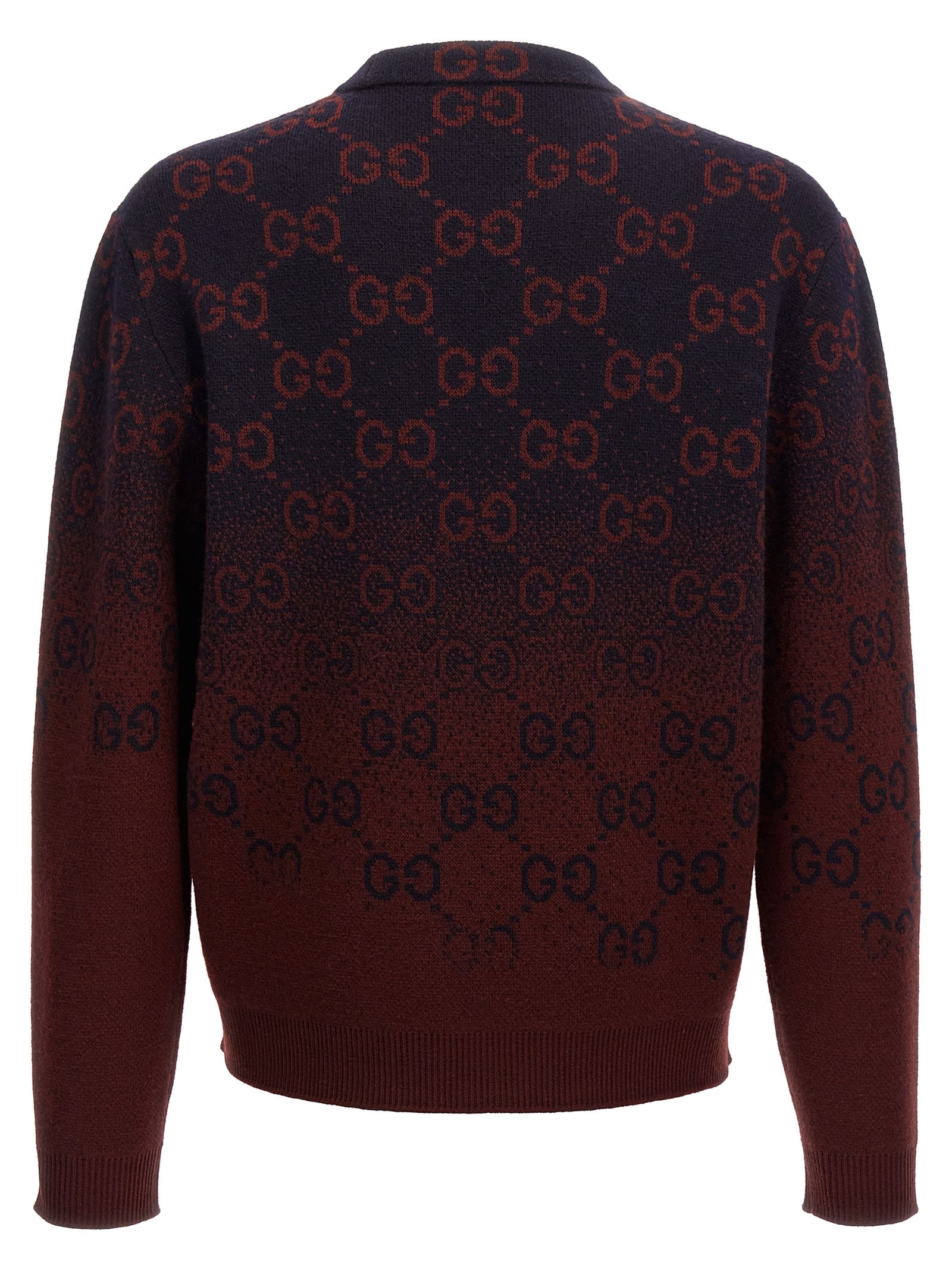 Shop Gucci Gg Degradé Sweater In Multicolor