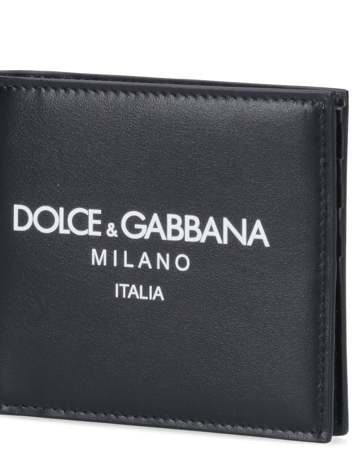Shop Dolce & Gabbana Logo Bifold Wallet