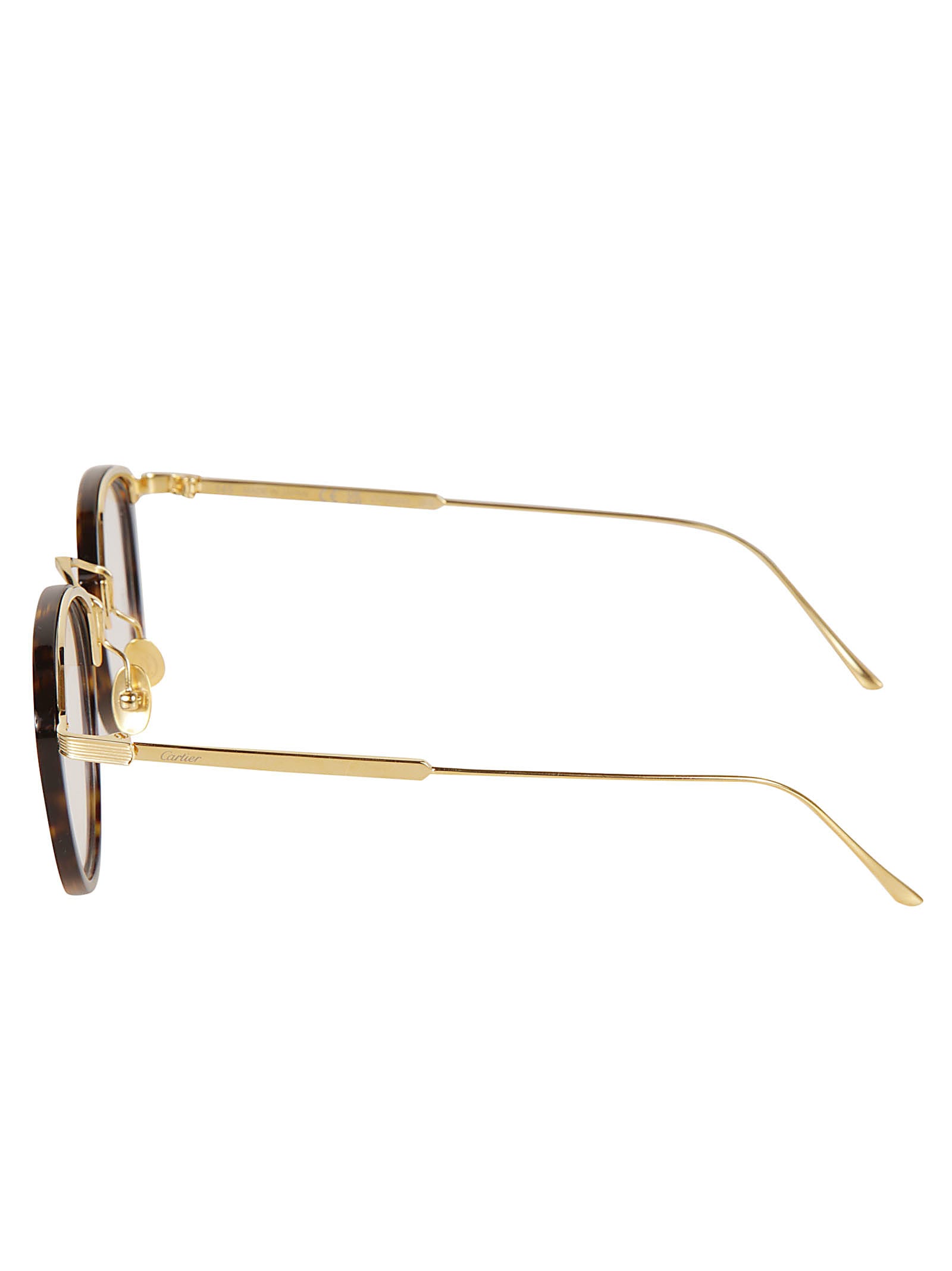 Shop Cartier Round Frame In Gold