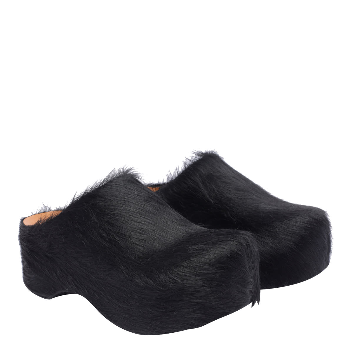 Shop Marni Fussbett Mules In Black