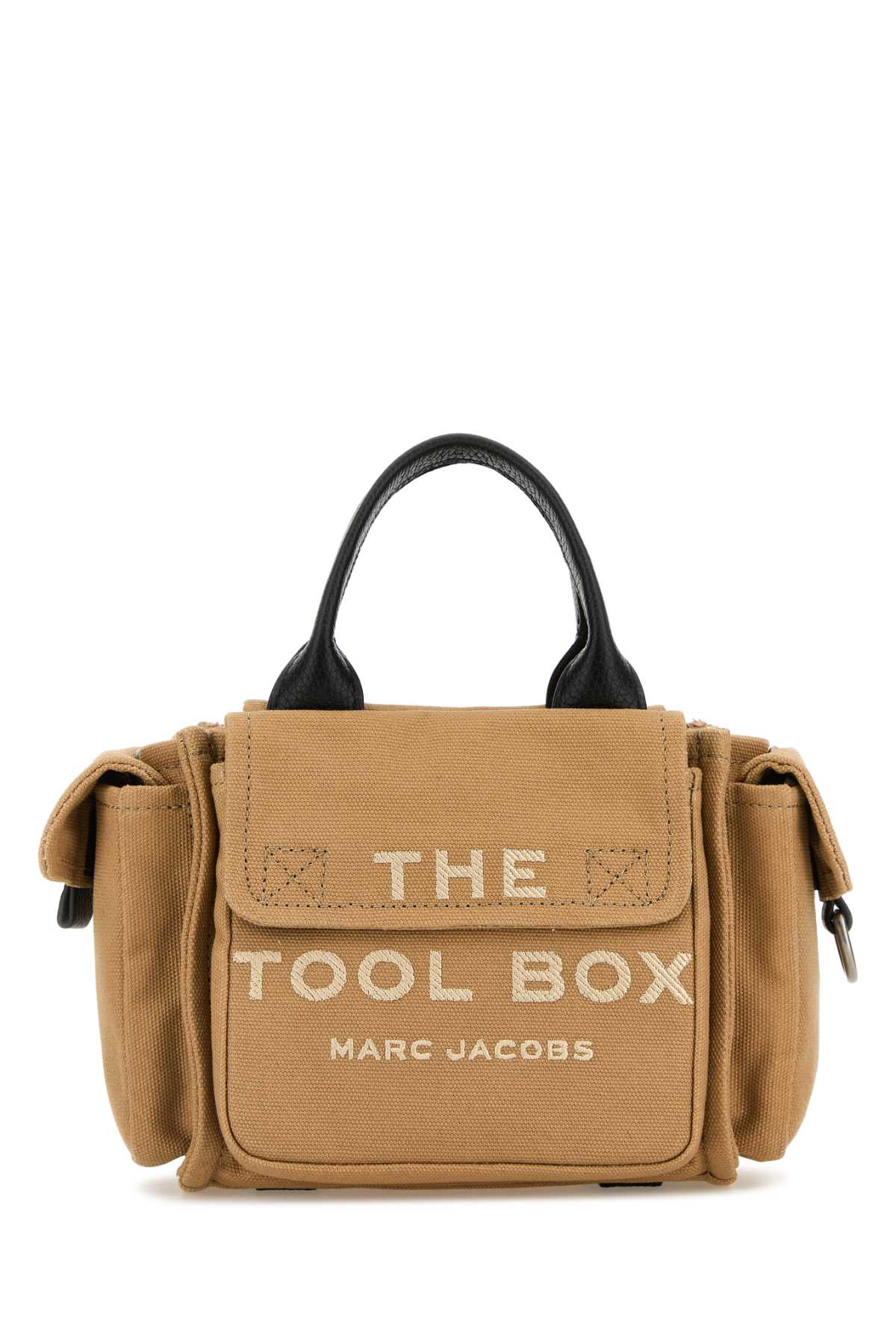 Marc Jacobs Camel Canvas Handbag In Brown