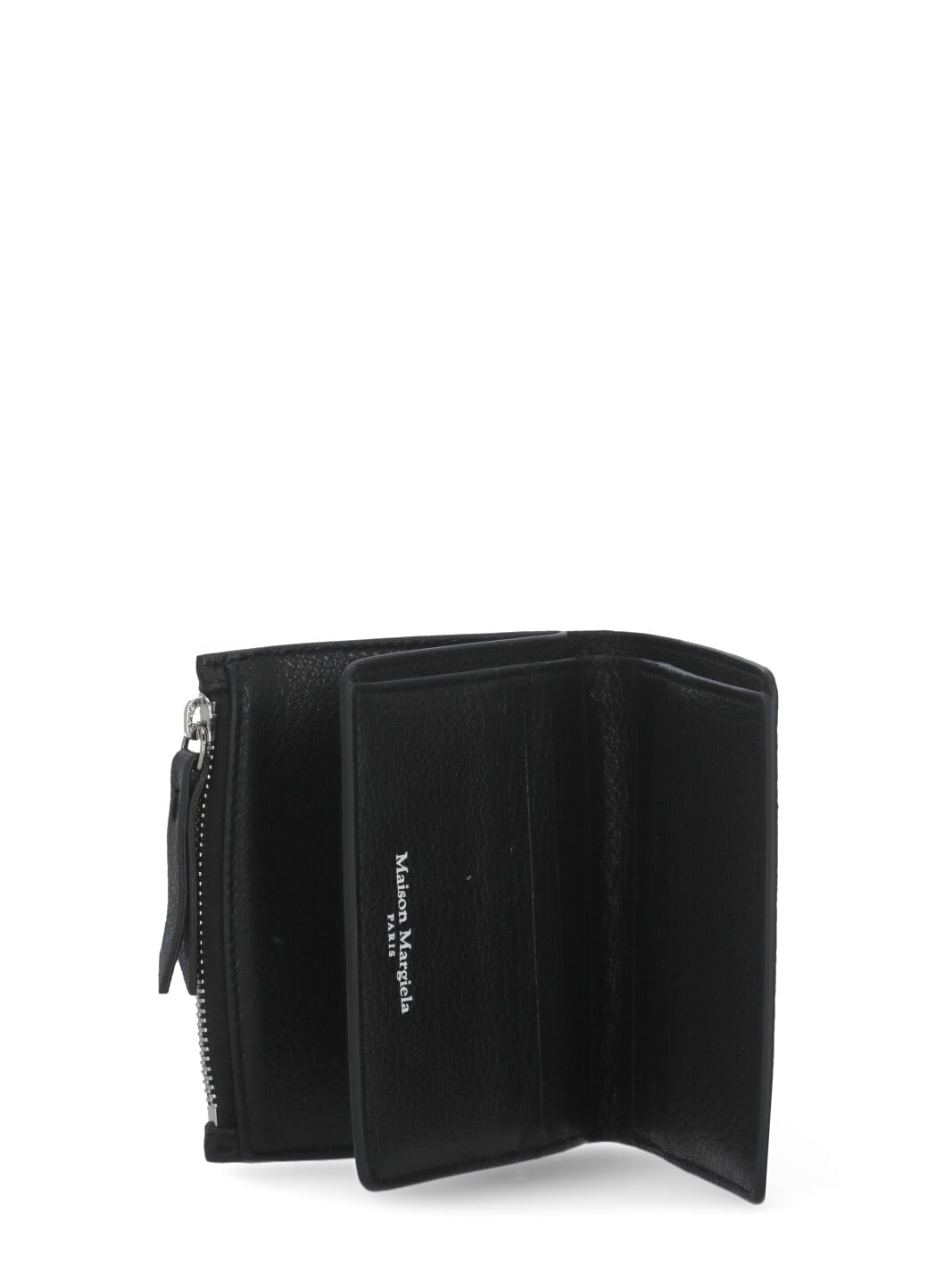 Shop Maison Margiela Four Stitches Wallet In Black