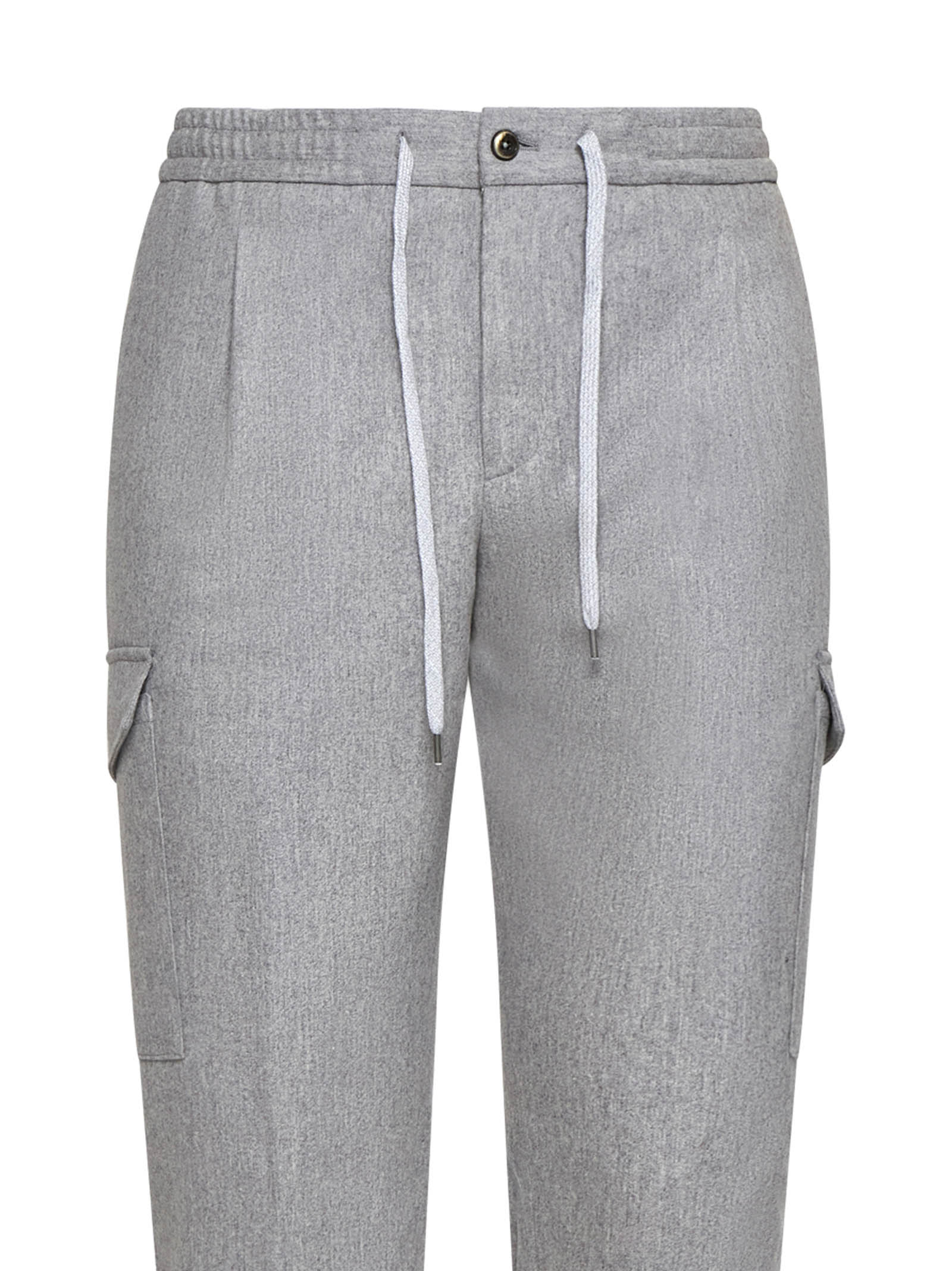 Shop Pt Torino Pants In Grigio Azzurro