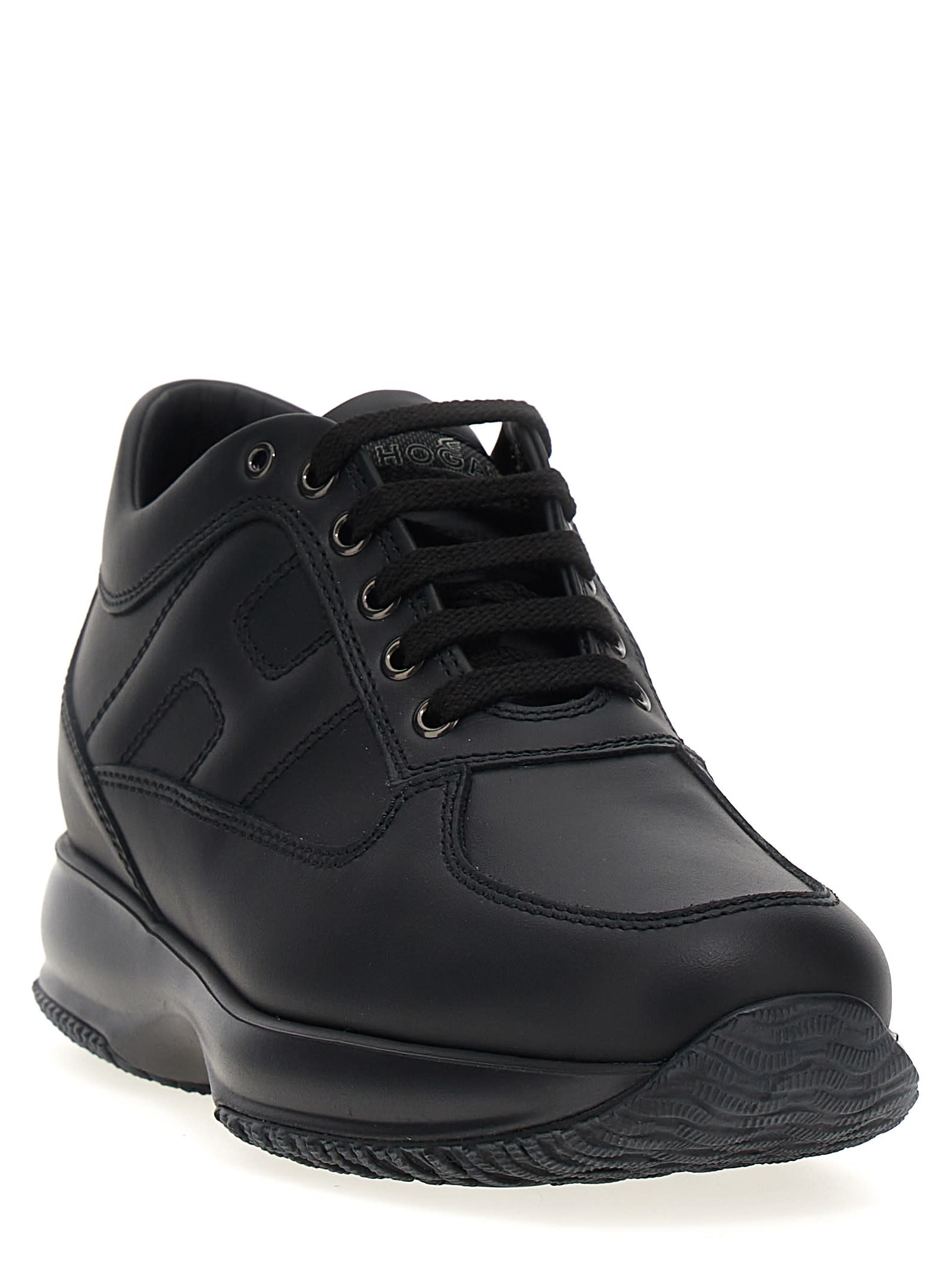 Shop Hogan Interactive Sneakers In Black