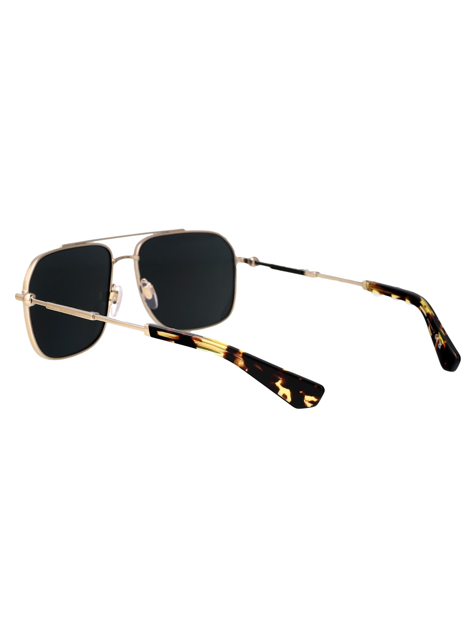 Shop Burberry Eyewear 0be3159 Sunglasses In Light Gold