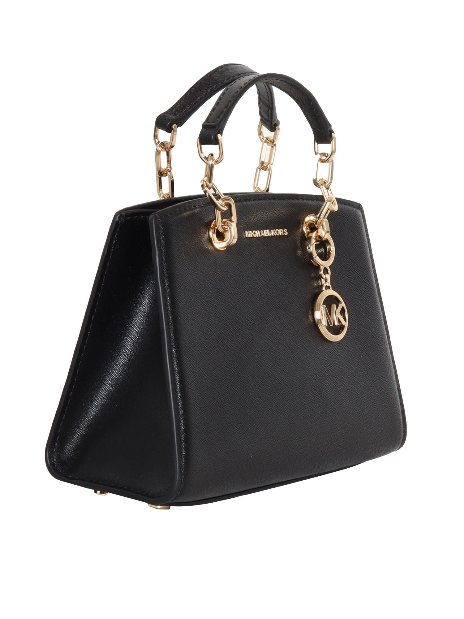Shop Michael Kors Black Xbody Leather Handbag