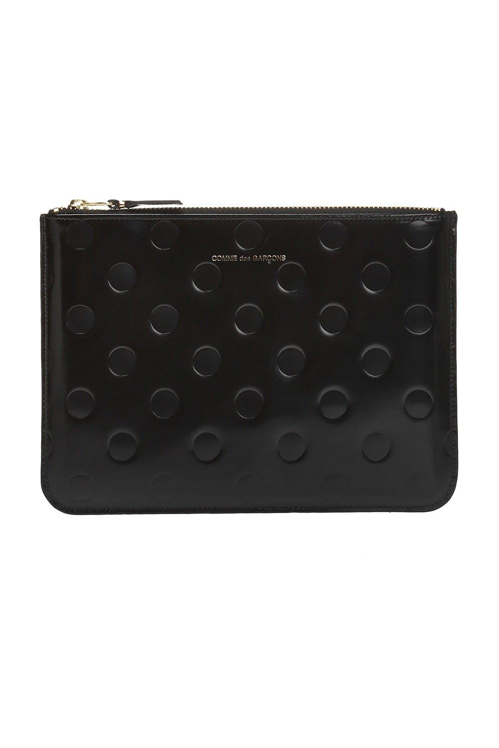 Dot Embossed Zipped Wallet