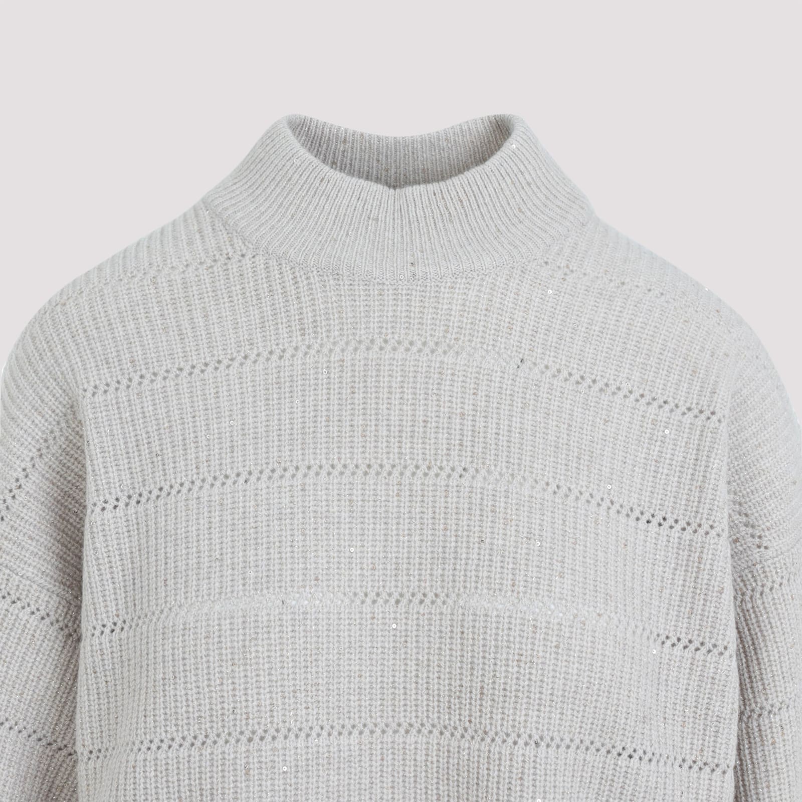 Brunello Cucinelli Sweaters In Gray