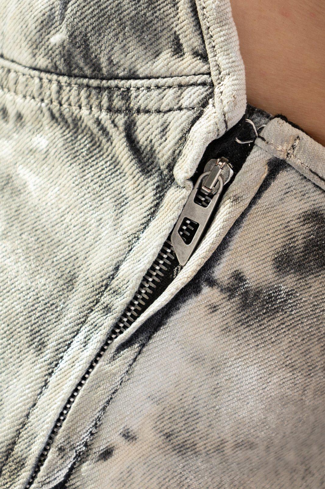 Shop Diesel De-fulsy-s Denim Top