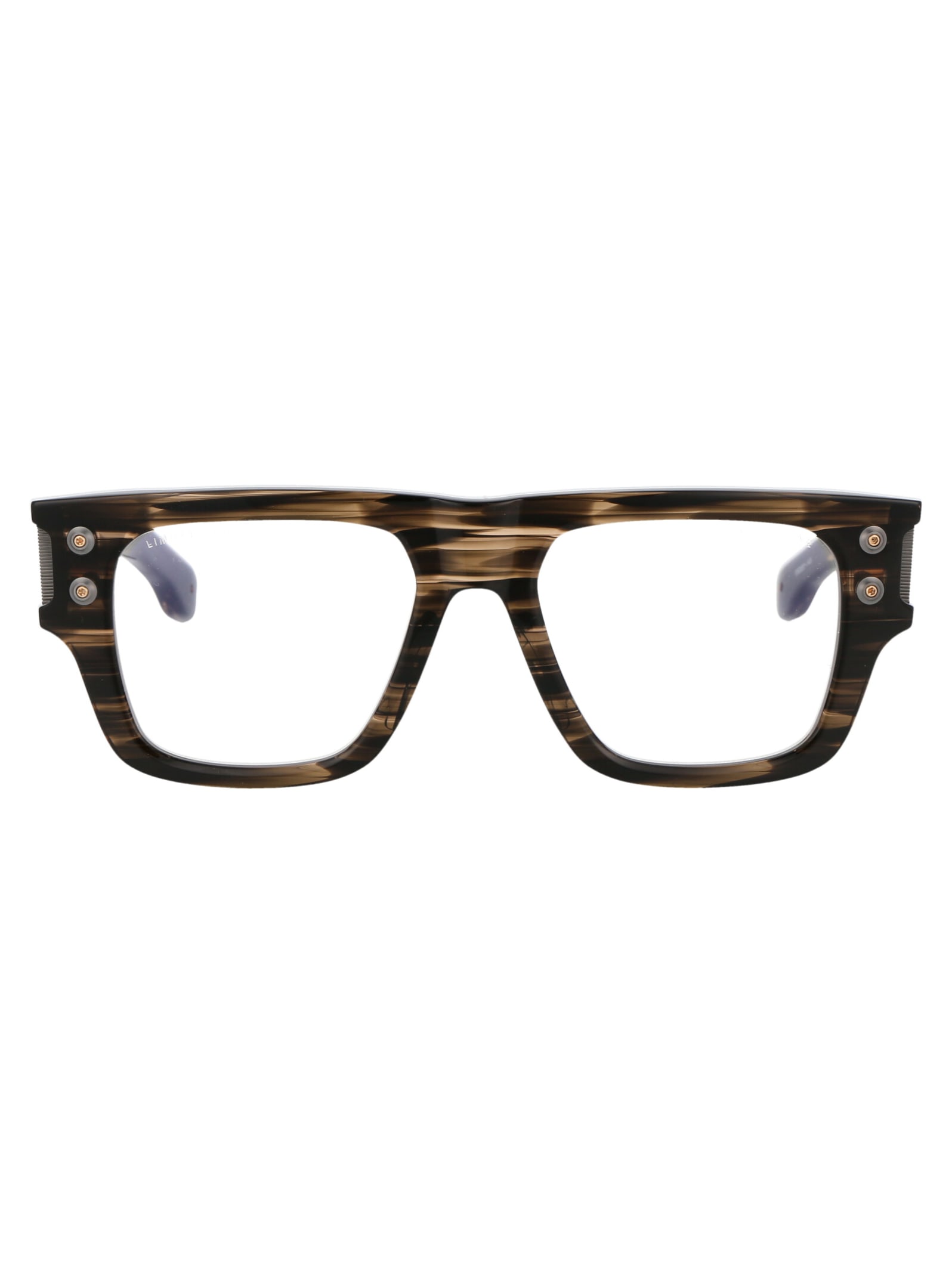 Shop Dita Emitter-one Glasses In Burnt Timber - Black Iron