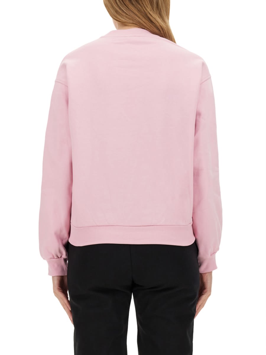 Shop Ps By Paul Smith Zebra Sweatshirt In Pink