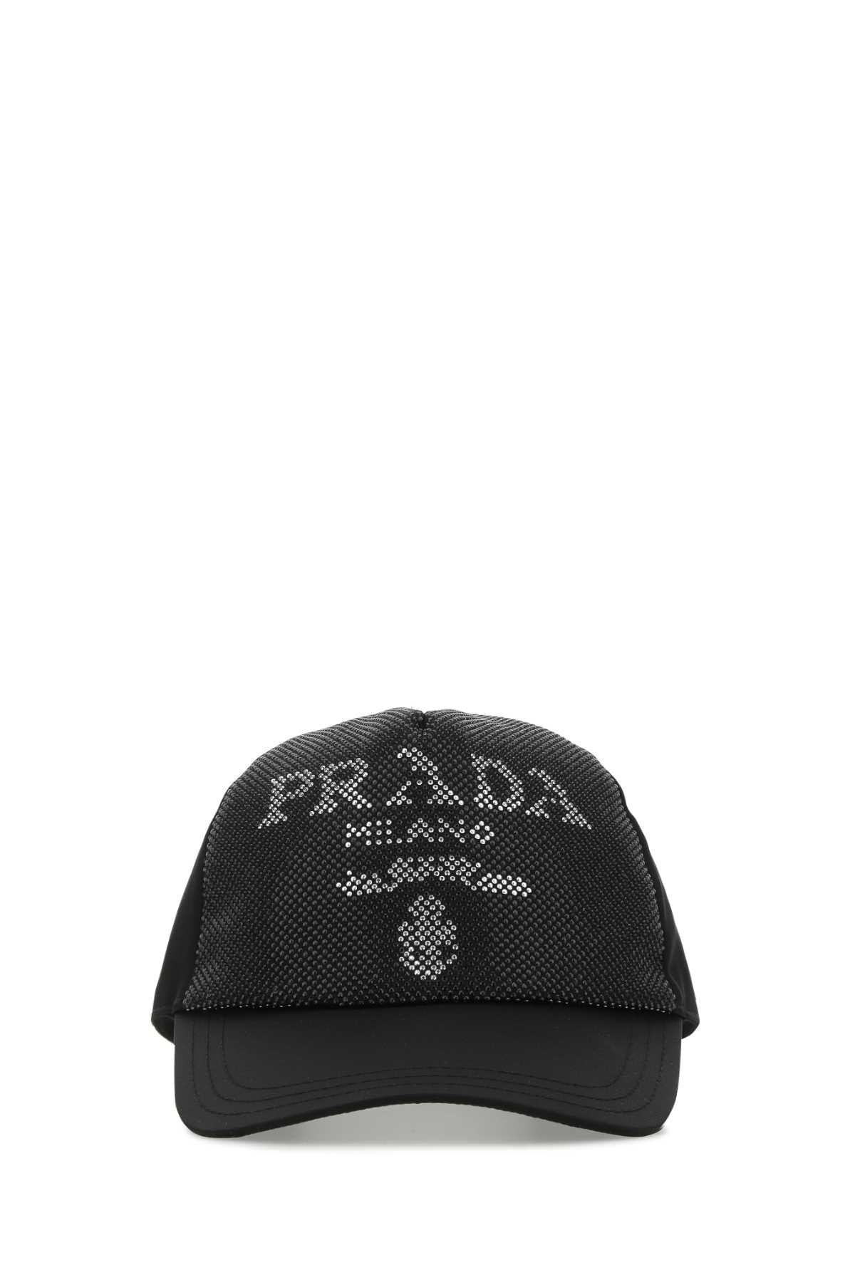 Prada Logo Detailed Baseball Cap