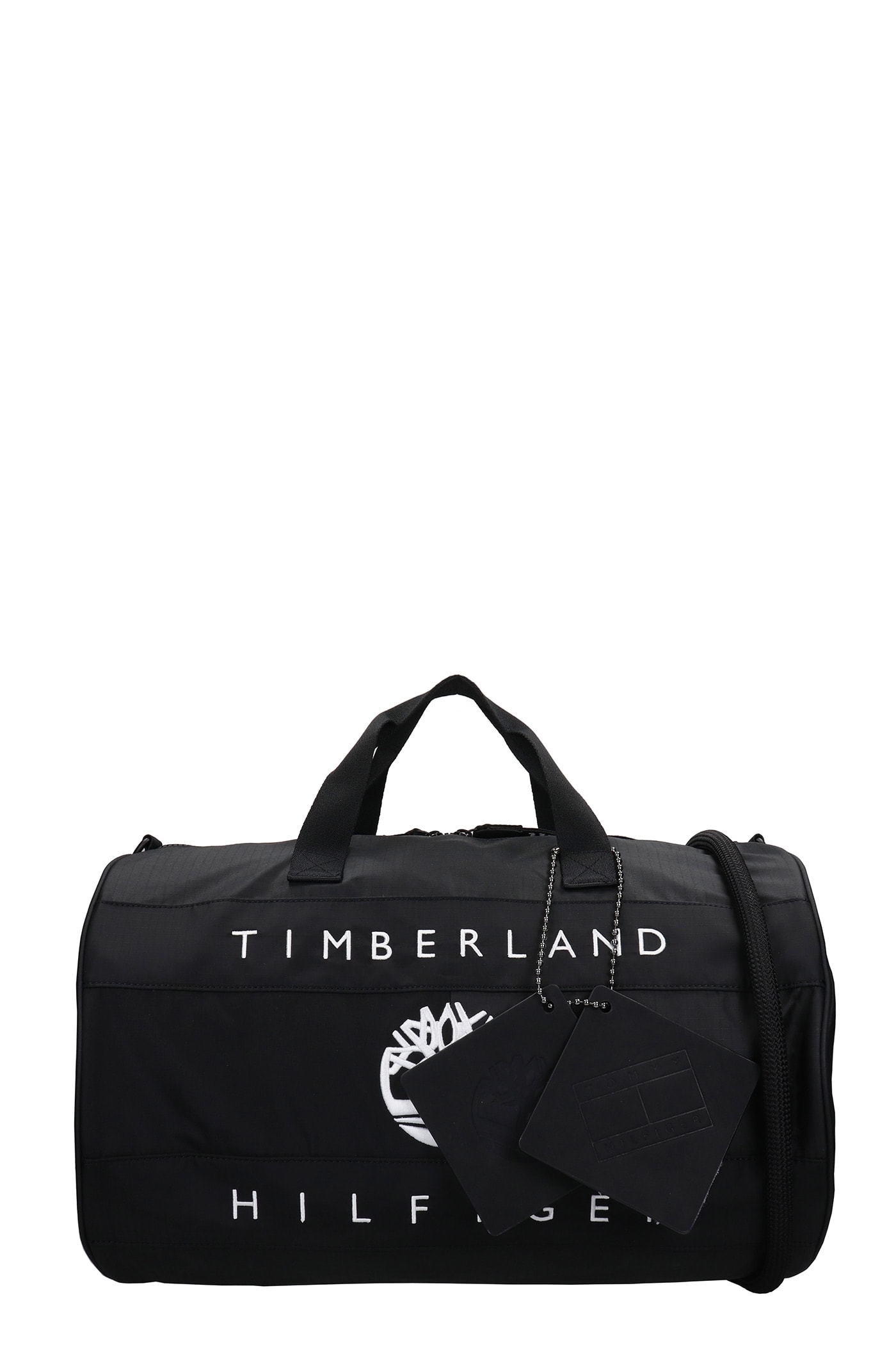 Timberland Hand Bag In Black Synthetic Fibers