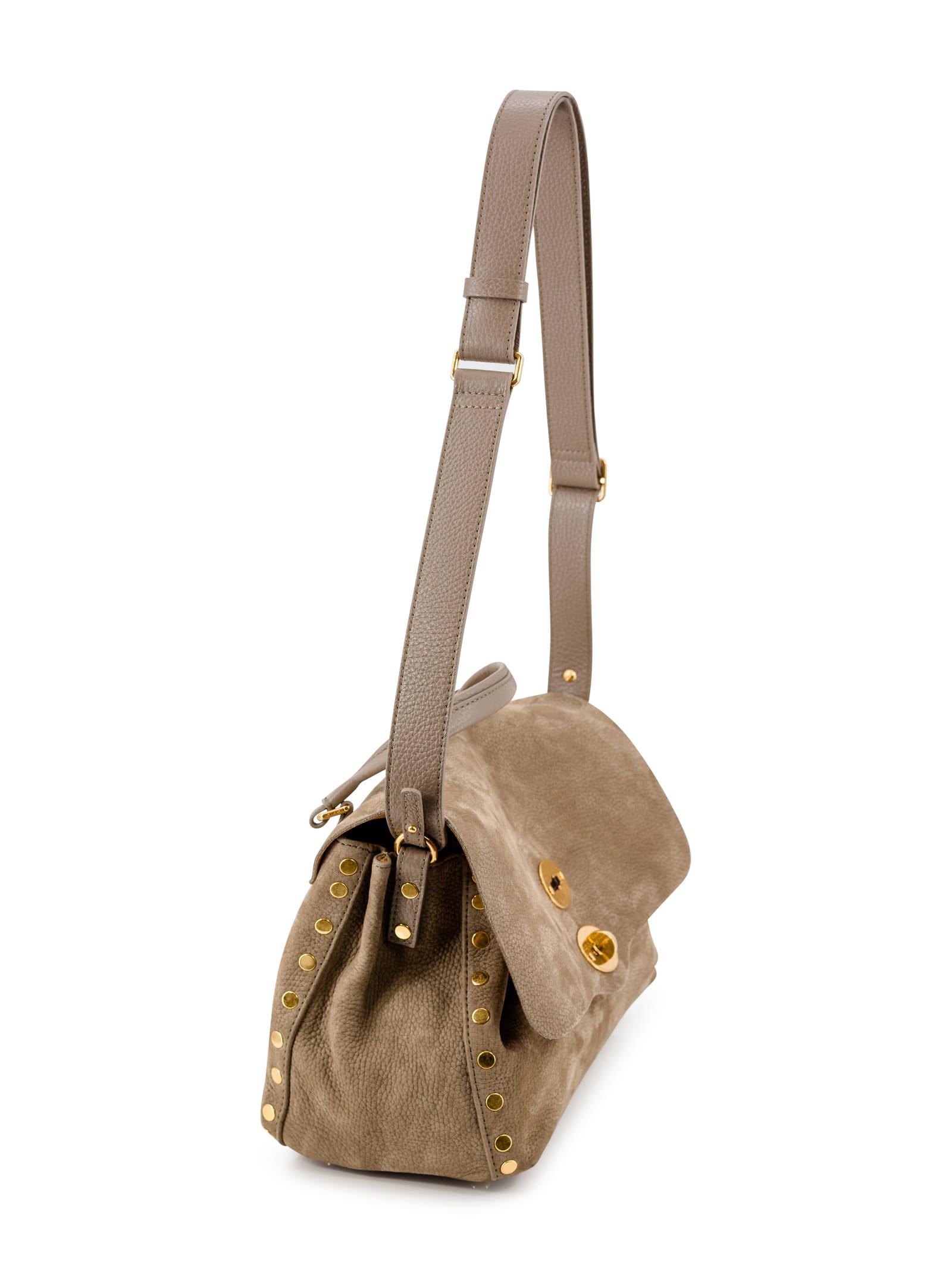 Shop Zanellato Postina Small Shoulder Bag In Grey