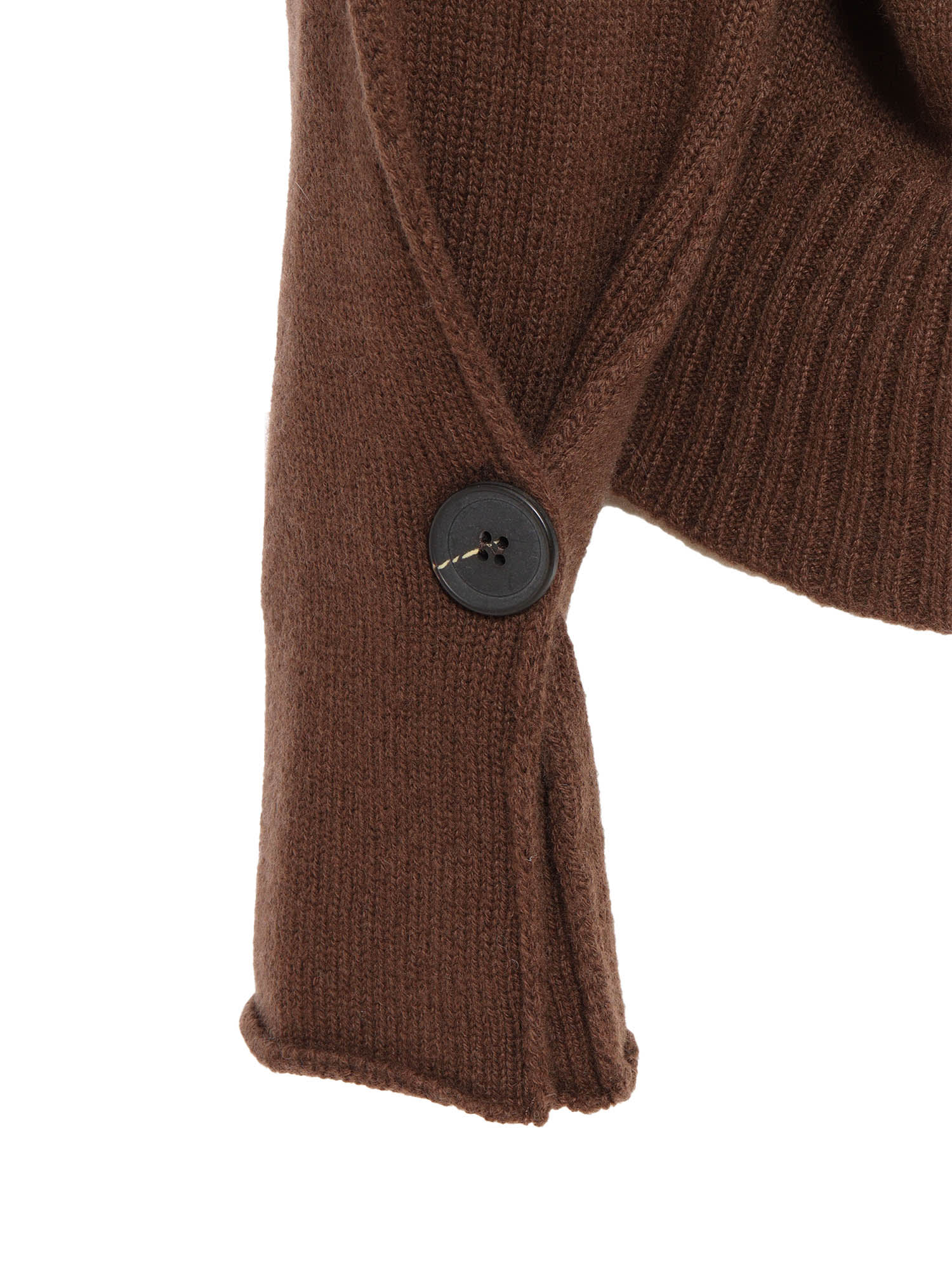 Shop Kangra Boxing Cardigan In Brown