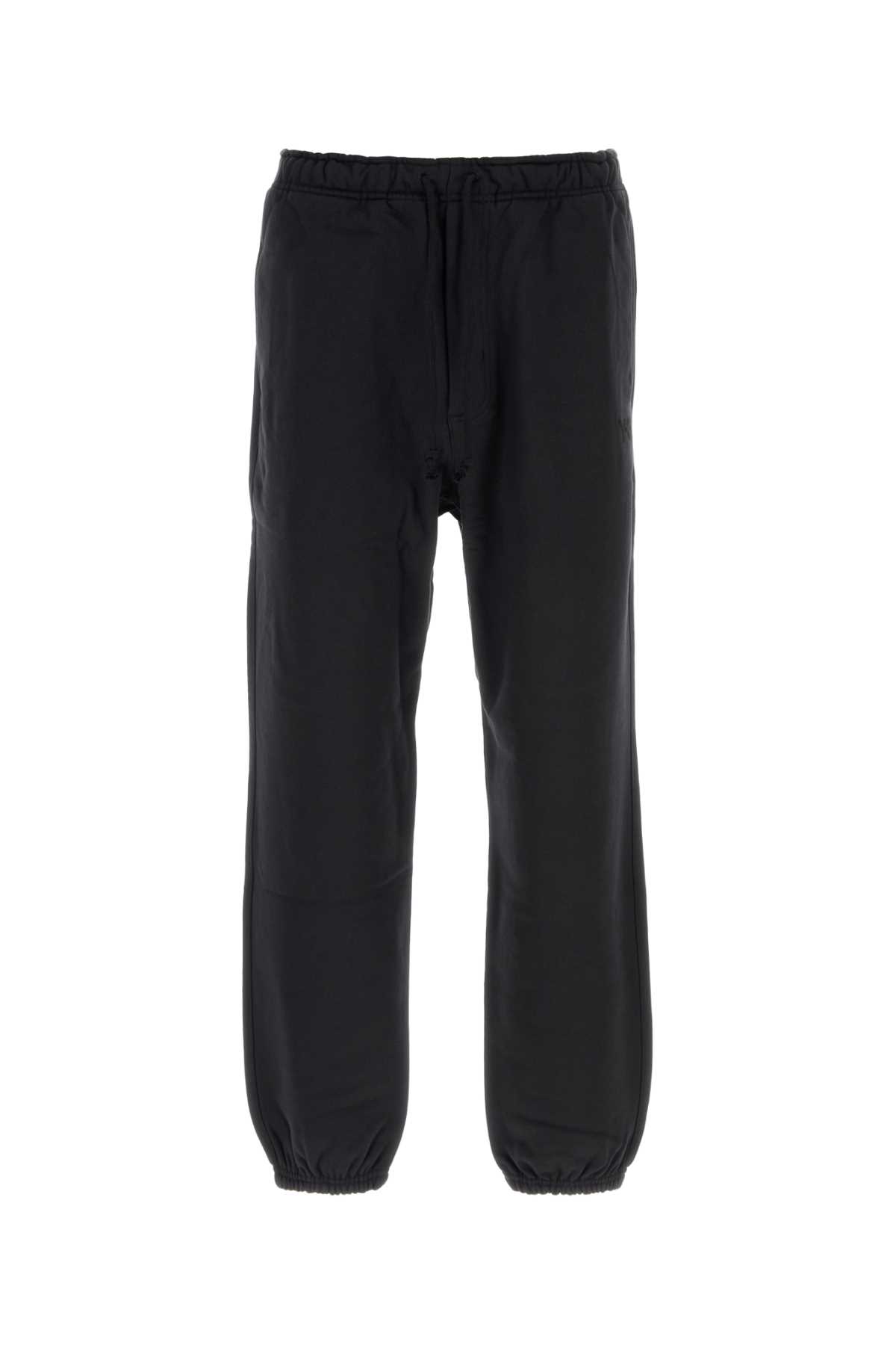 Y-3 Adidas Cotton Track-pants In Black