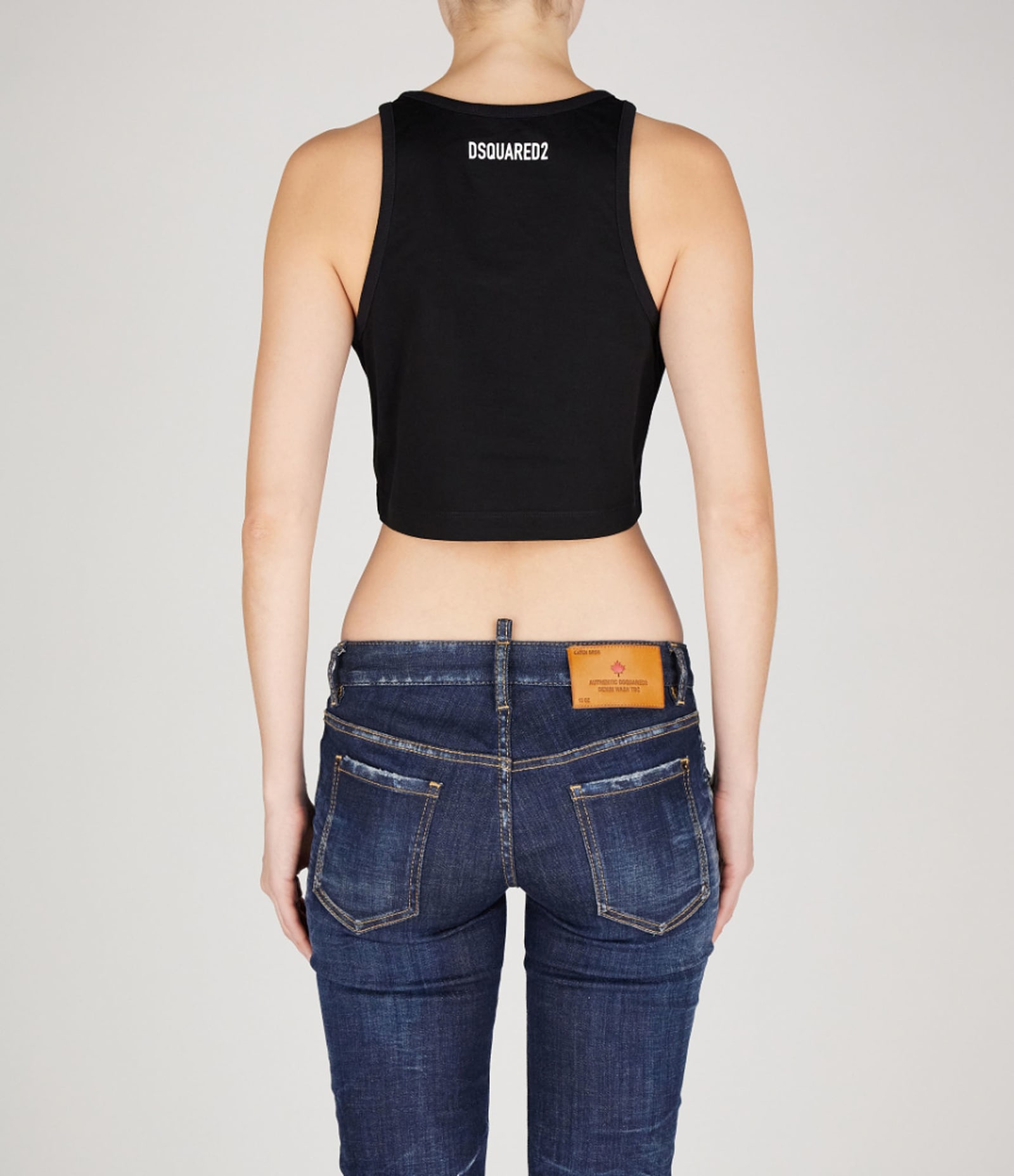 Shop Dsquared2 Tops In Black