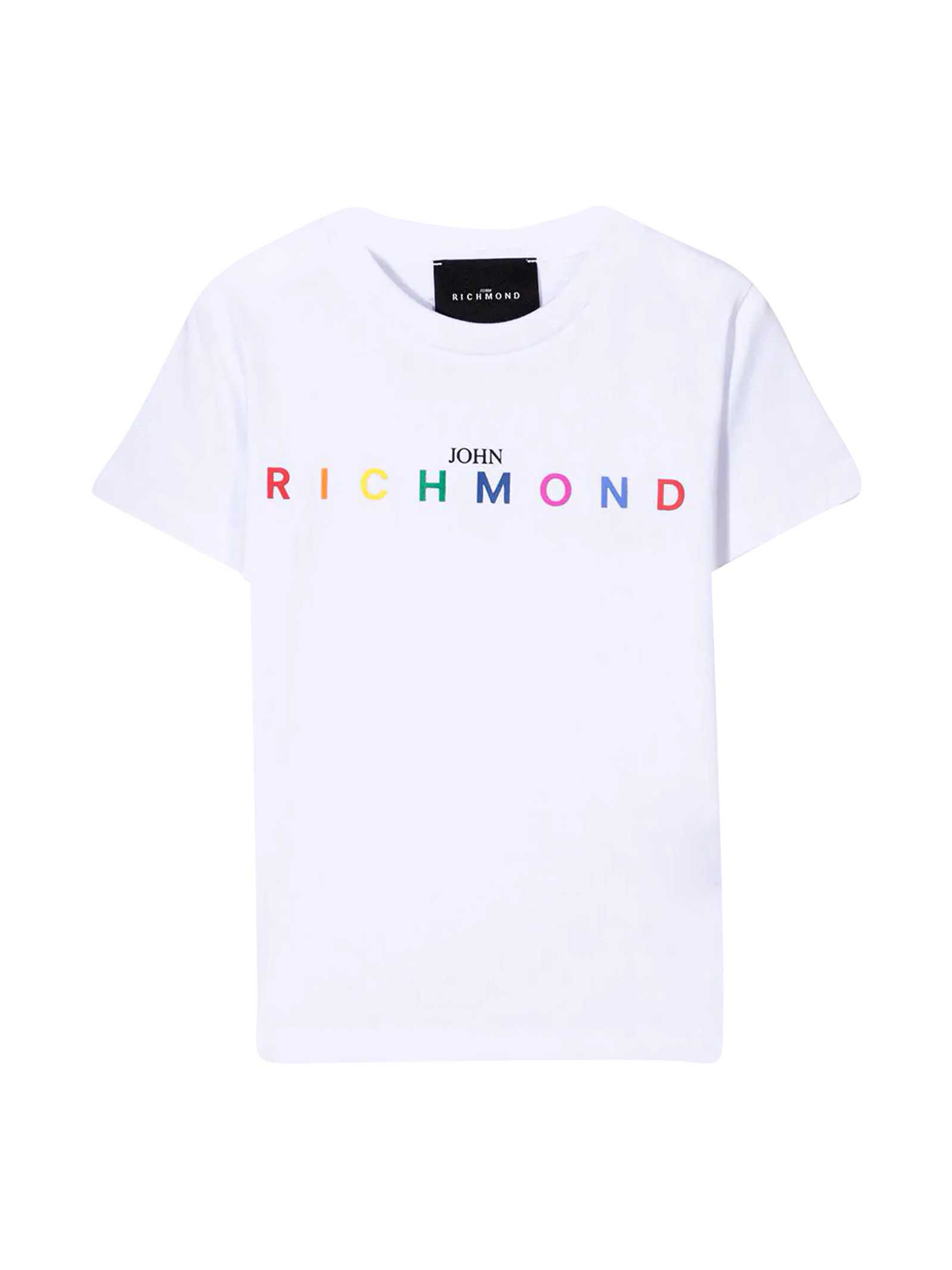 Richmond White T-shirt With Logo