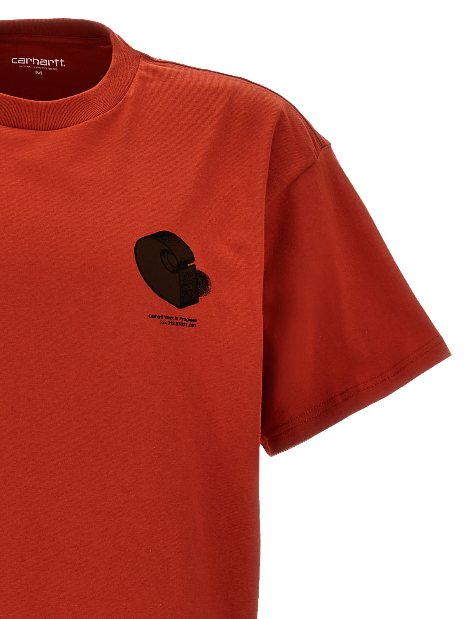 Shop Carhartt Diagram T-shirt In Red