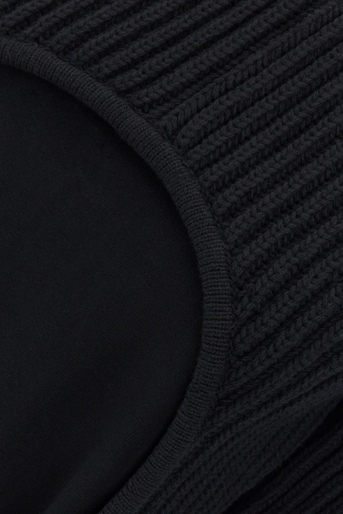 Shop Off-white Black Wool Blend Sweater In 1000