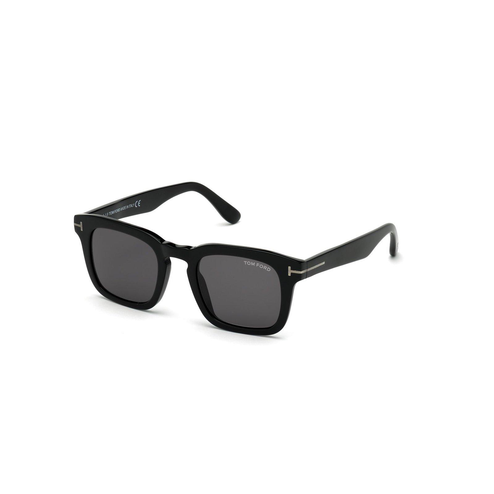 Shop Tom Ford Square Frame Sunglasses In 01a