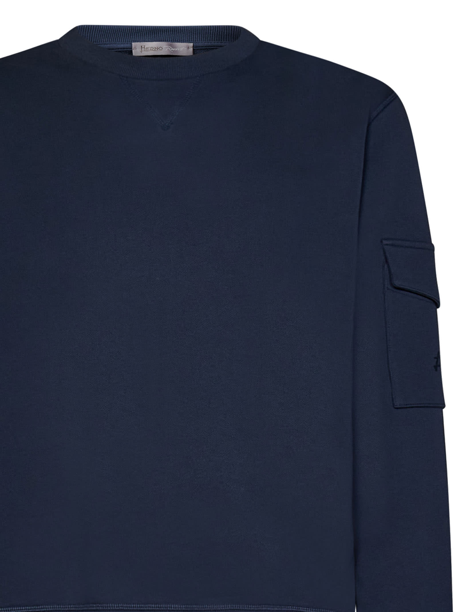Herno Resort Sweatshirt In Blue
