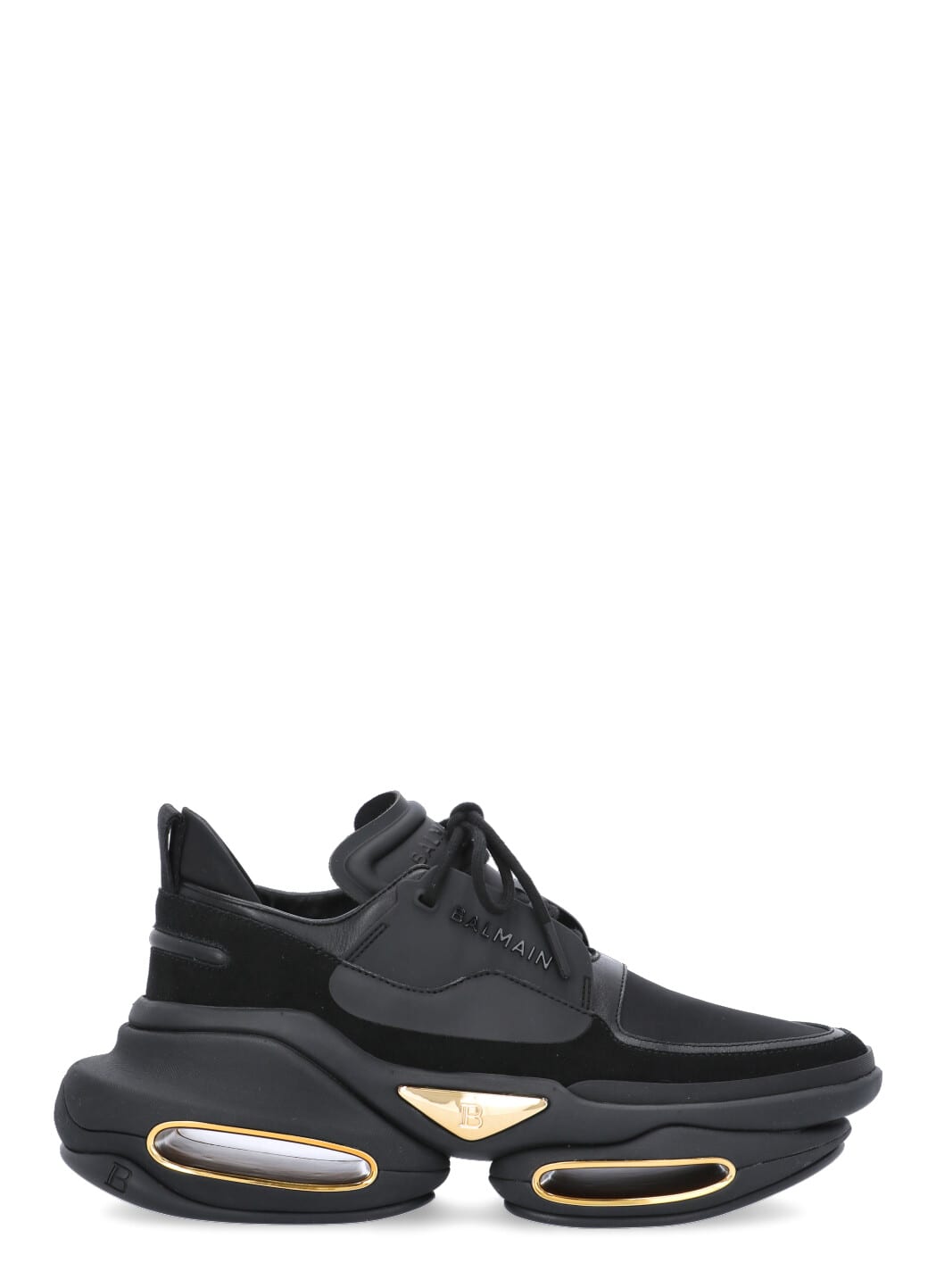 Balmain B-bold Sneaker In Noir