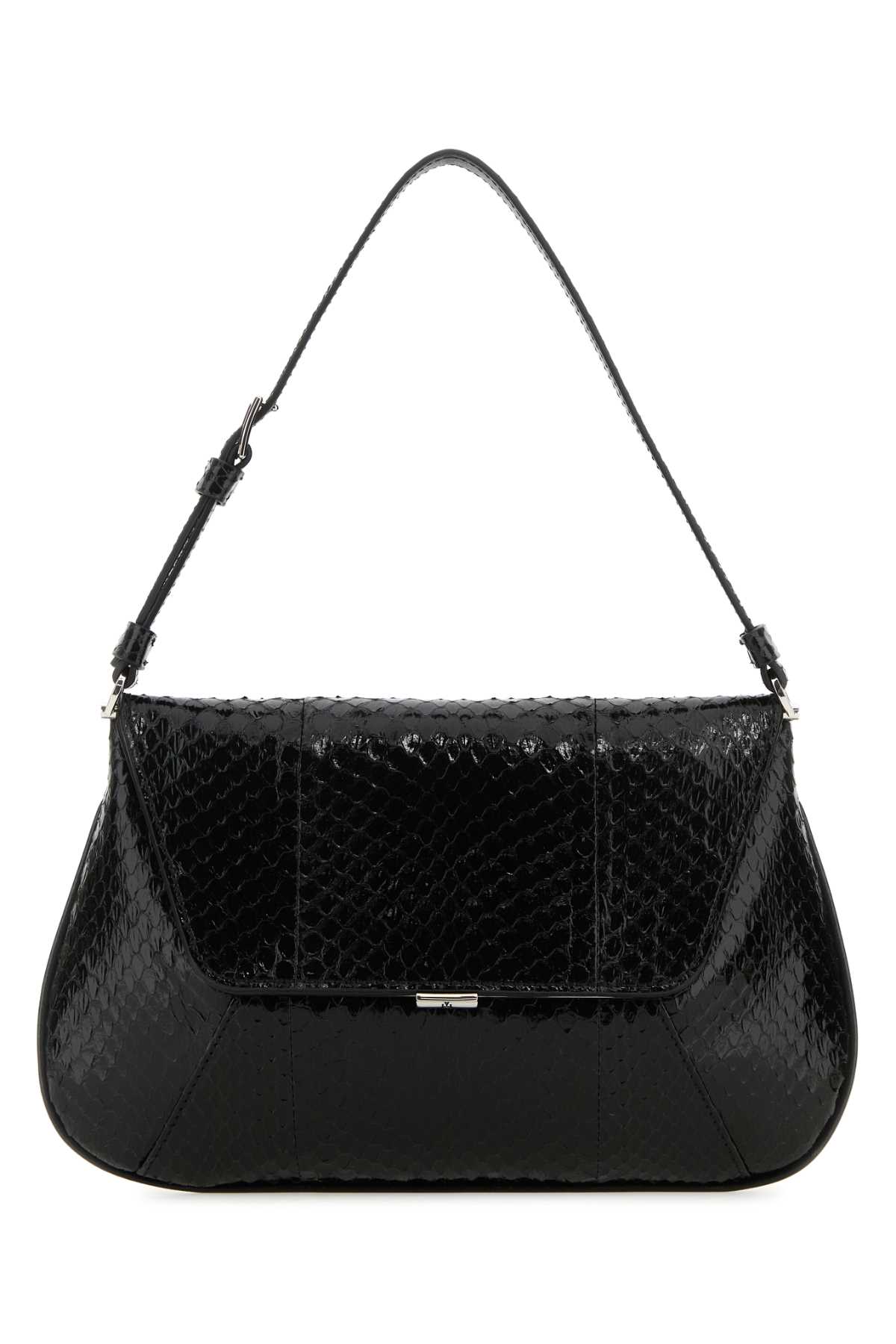 Black Leather Ami Handbag