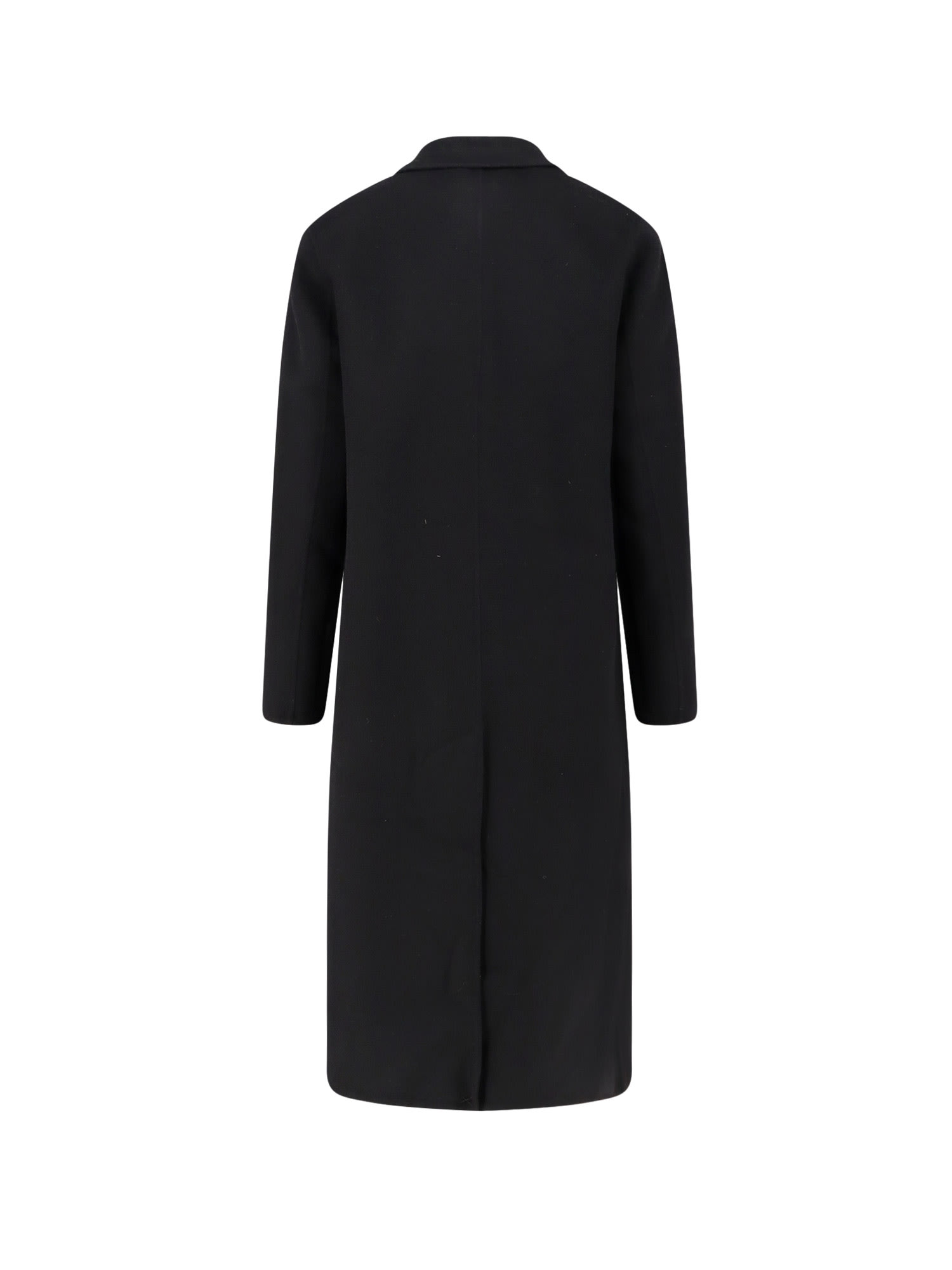Paltò Arianna Db Wool Coat In Black