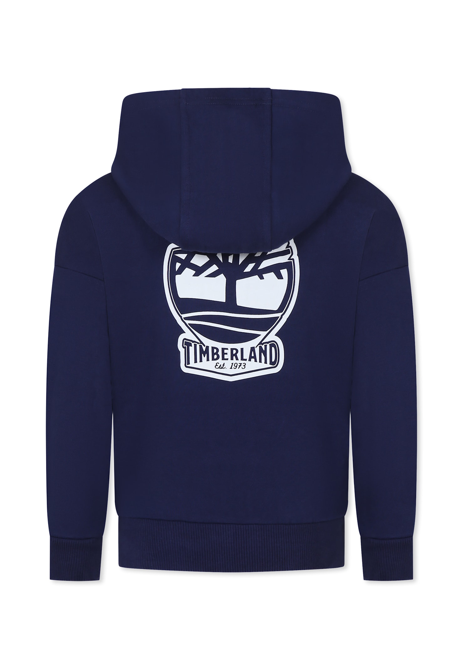 Timberland Blue Sweatshirt For Boy With Tree In Blue
