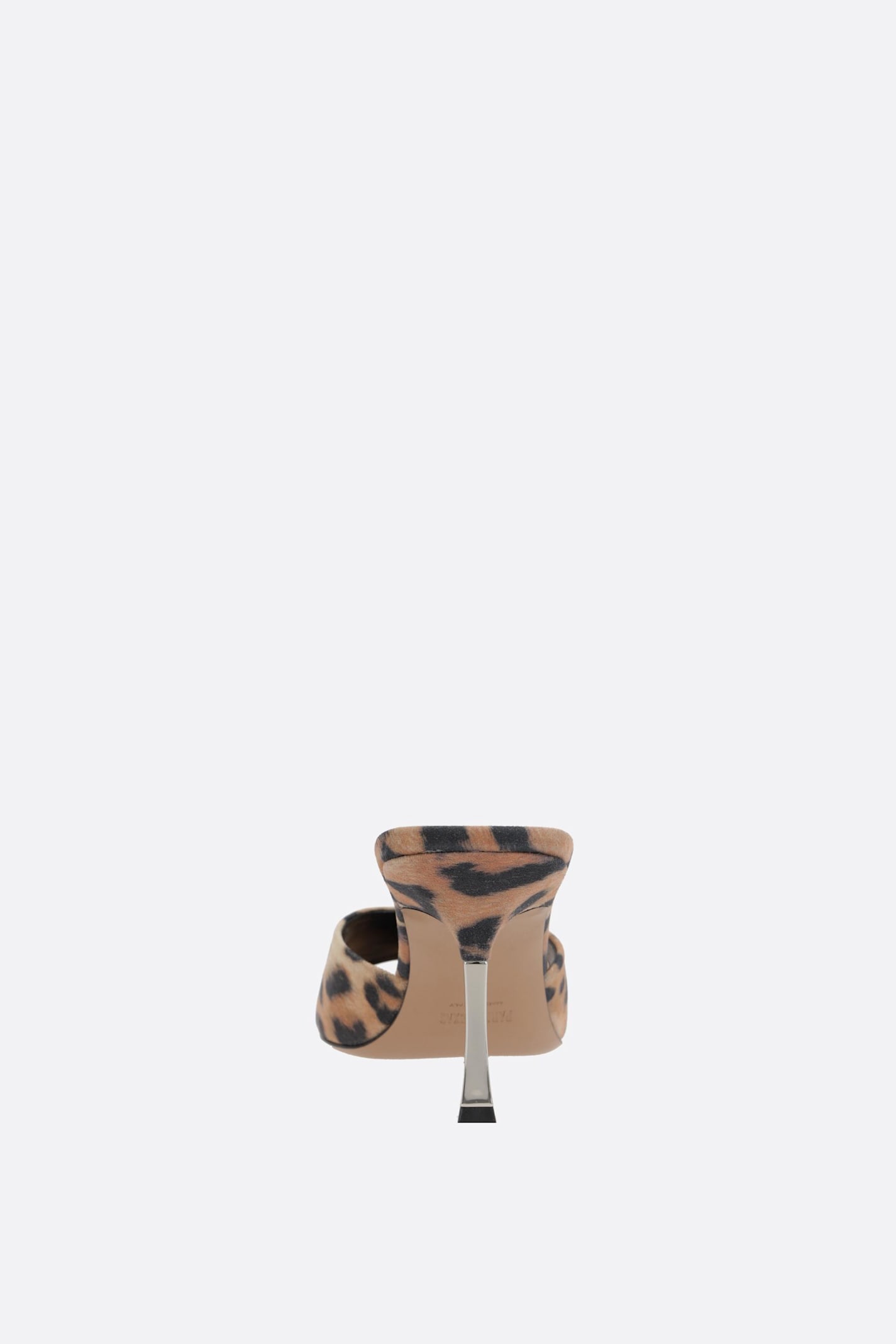 PARIS TEXAS LORENA MULE SANDALS IN PRINTED SUEDE