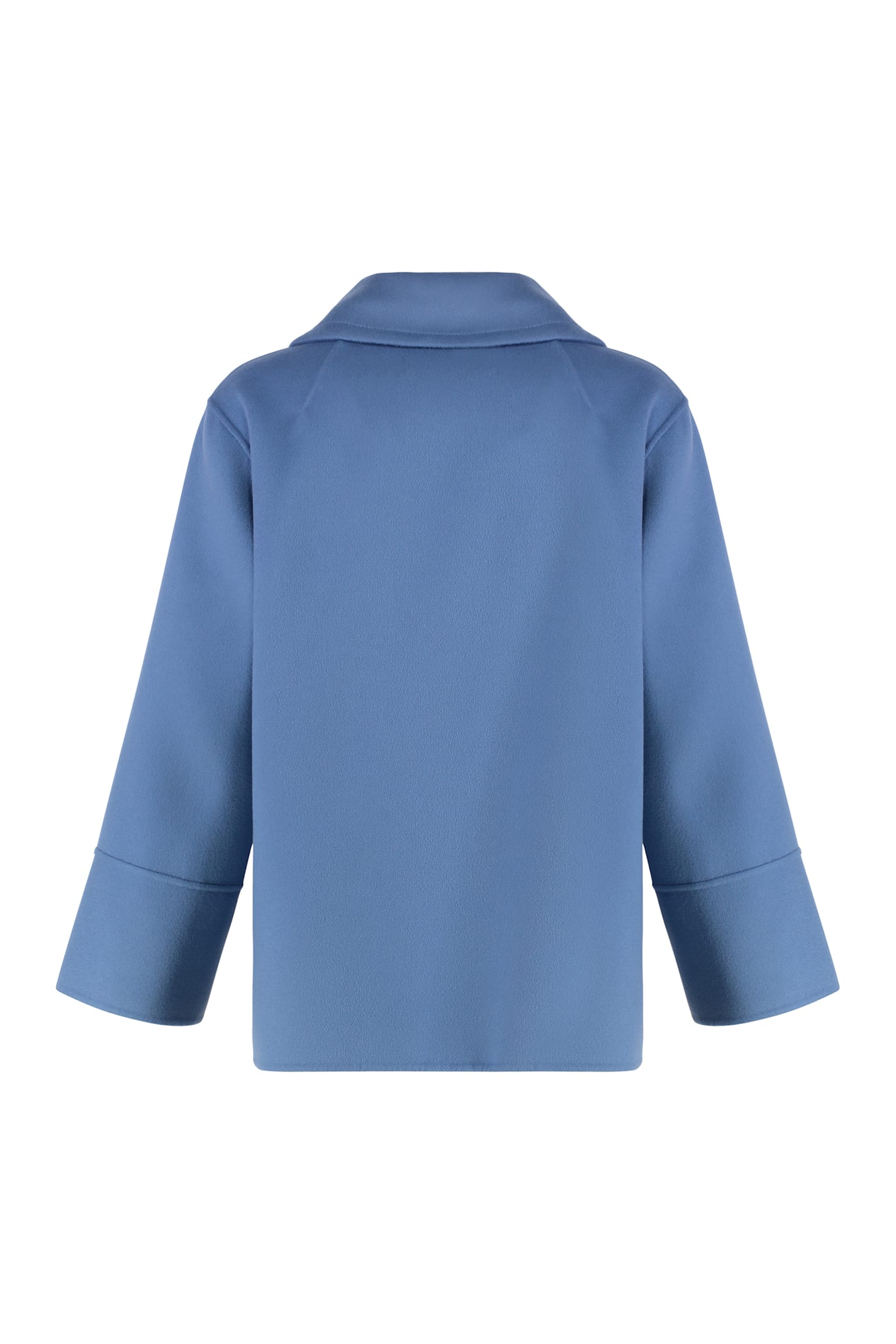 's Max Mara Cerulean Blue Wool Coat In Blue