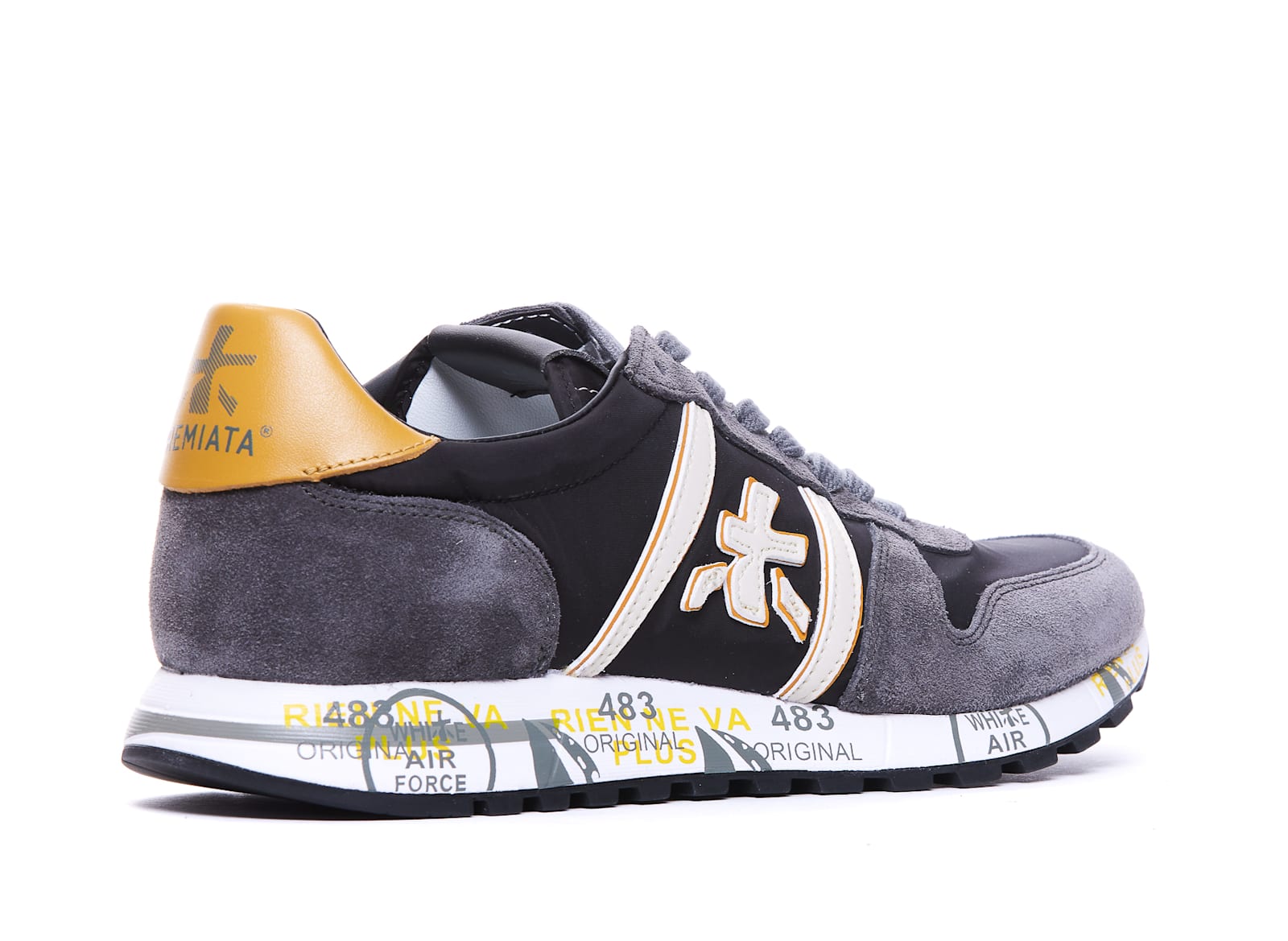 Shop Premiata Eric Sneakers In Grey