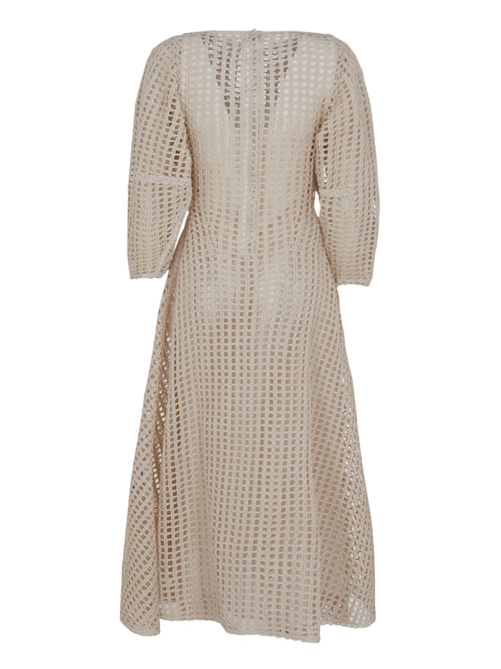 Shop Jil Sander Dress In Milk